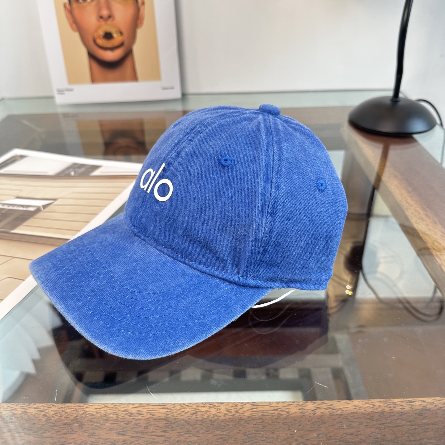 Alo 🔥爆款 新款棒球帽定制面料，简约时尚更透气，超火爆现货秒发