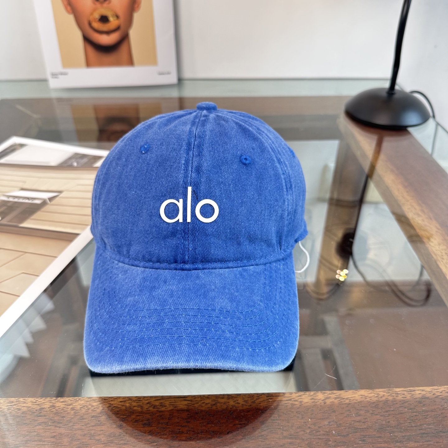 Alo 🔥爆款 新款棒球帽定制面料，简约时尚更透气，超火爆现货秒发