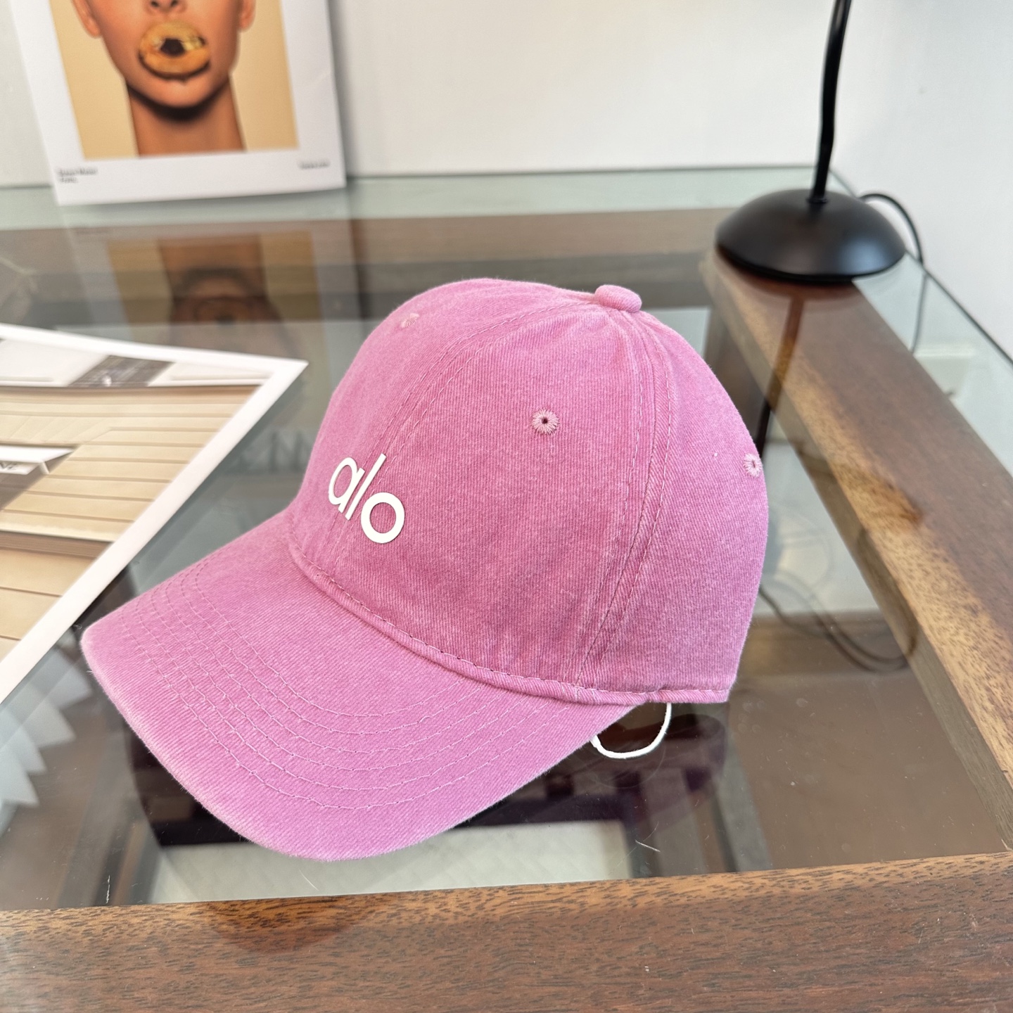 Alo 🔥爆款 新款棒球帽定制面料，简约时尚更透气，超火爆现货秒发