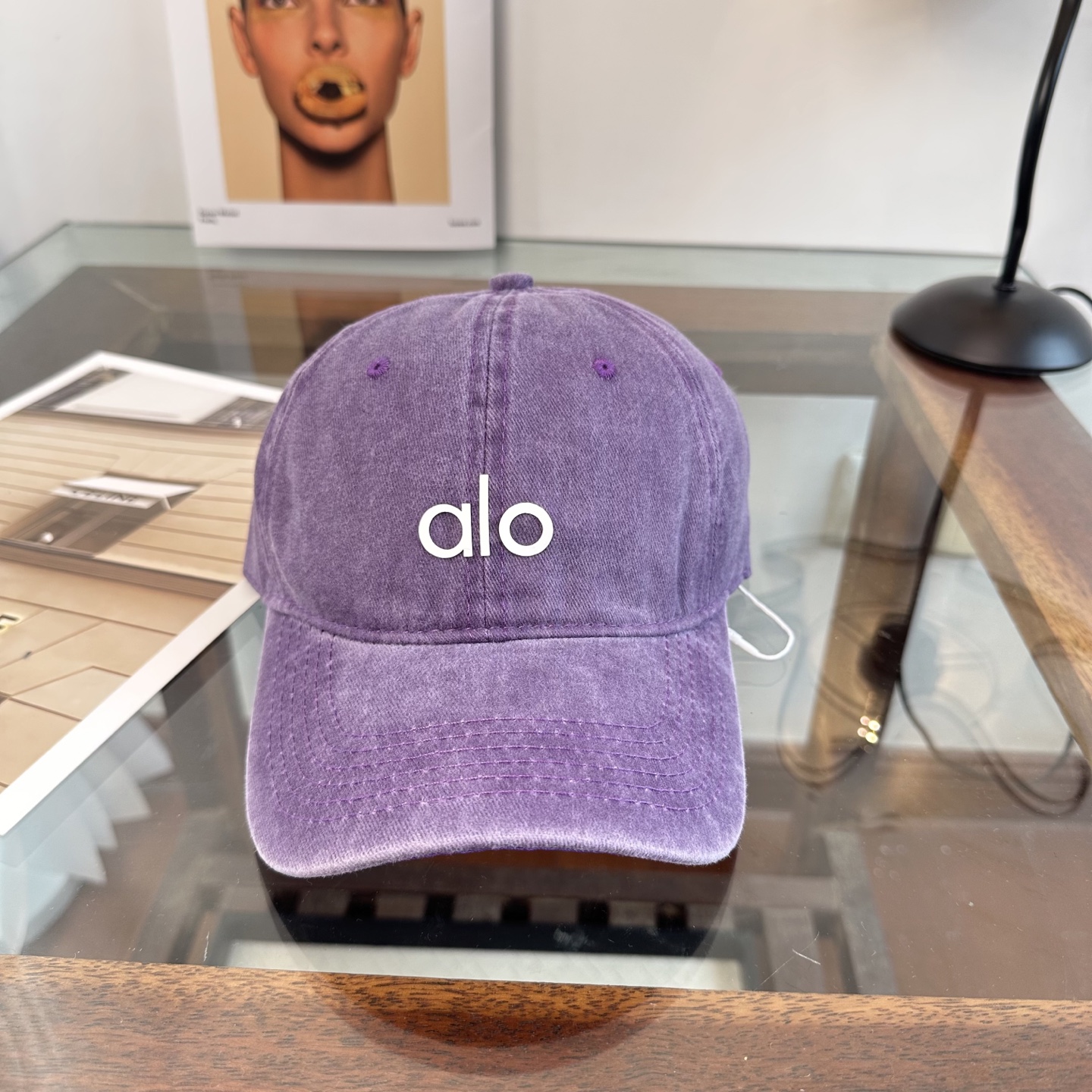 Alo 🔥爆款 新款棒球帽定制面料，简约时尚更透气，超火爆现货秒发