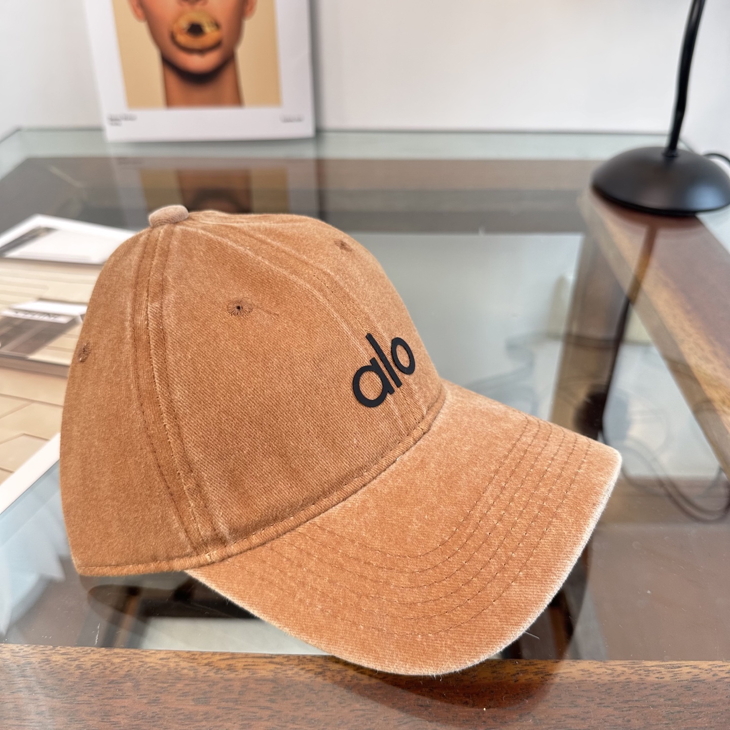 Alo 🔥爆款 新款棒球帽定制面料，简约时尚更透气，超火爆现货秒发