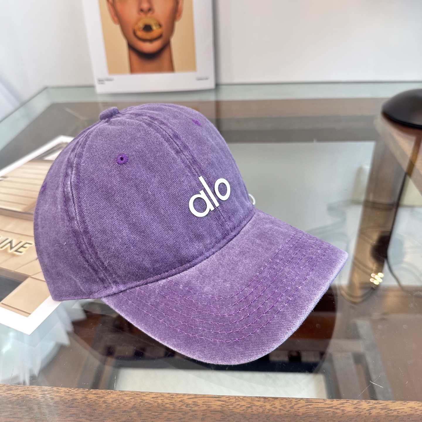 Alo 🔥爆款 新款棒球帽定制面料，简约时尚更透气，超火爆现货秒发