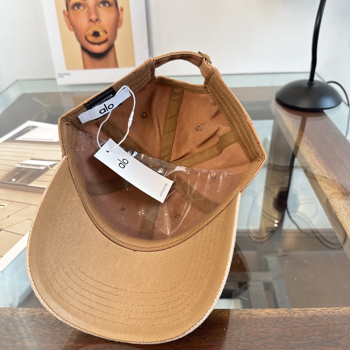 Alo 🔥爆款 新款棒球帽定制面料，简约时尚更透气，超火爆现货秒发