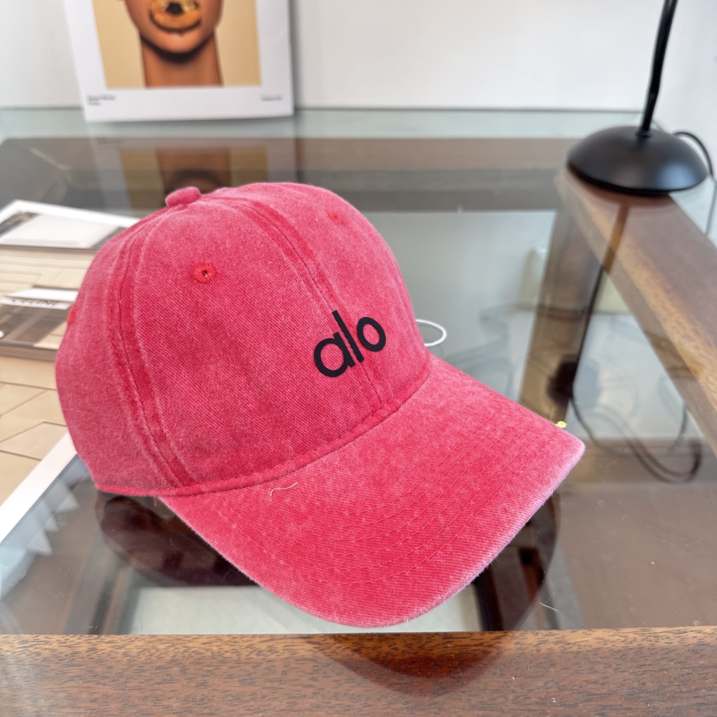Alo 🔥爆款 新款棒球帽定制面料，简约时尚更透气，超火爆现货秒发