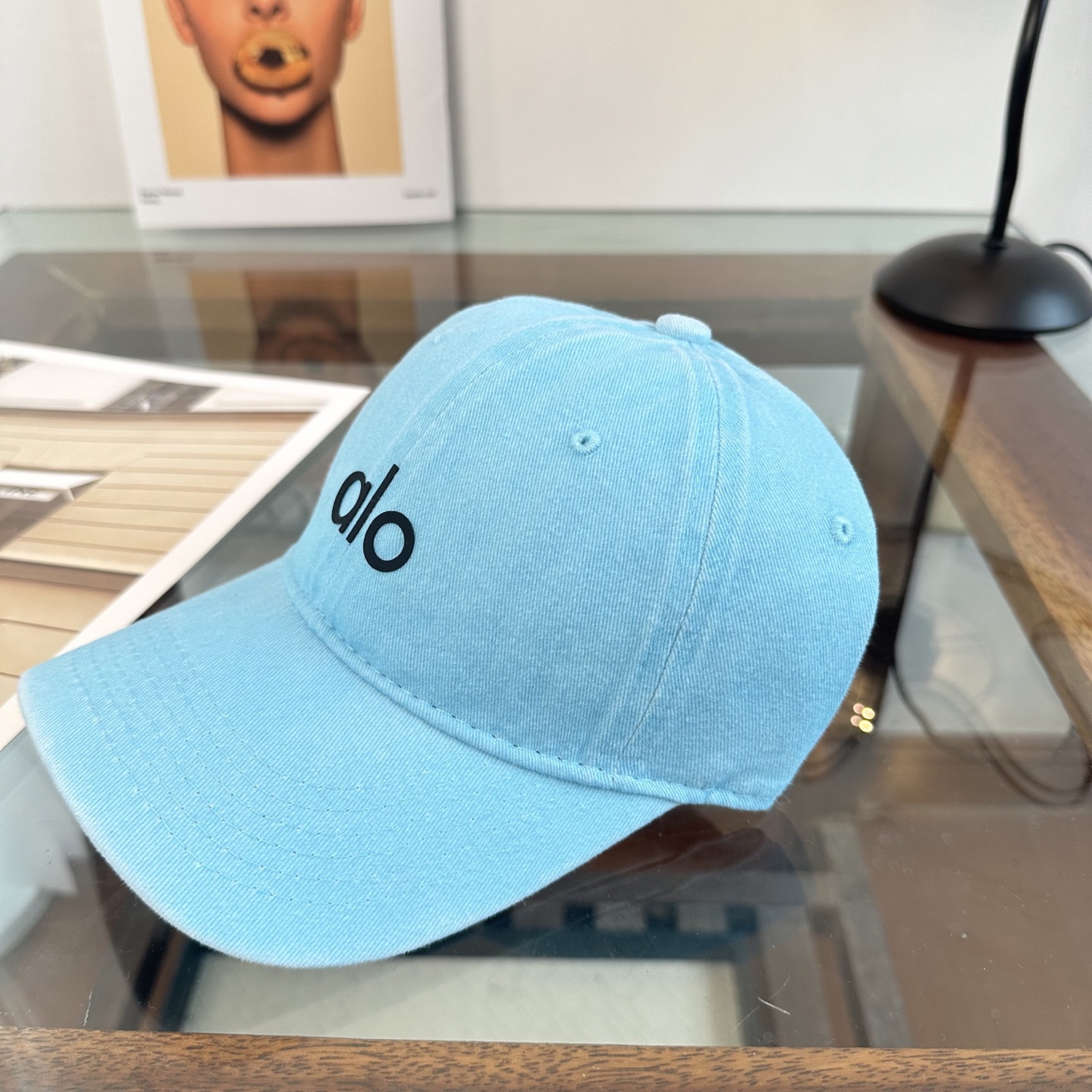 Alo 🔥爆款 新款棒球帽定制面料，简约时尚更透气，超火爆现货秒发