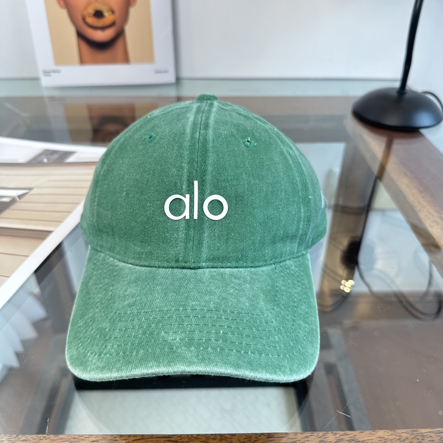 Alo 🔥爆款 新款棒球帽定制面料，简约时尚更透气，超火爆现货秒发