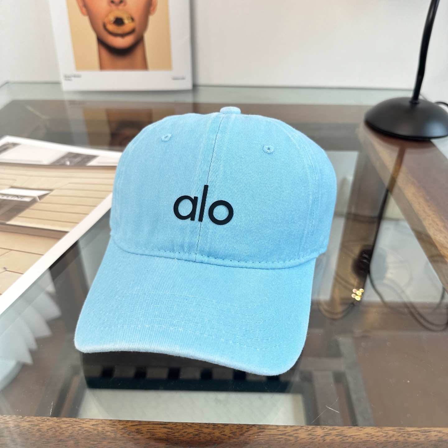 Alo 🔥爆款 新款棒球帽定制面料，简约时尚更透气，超火爆现货秒发