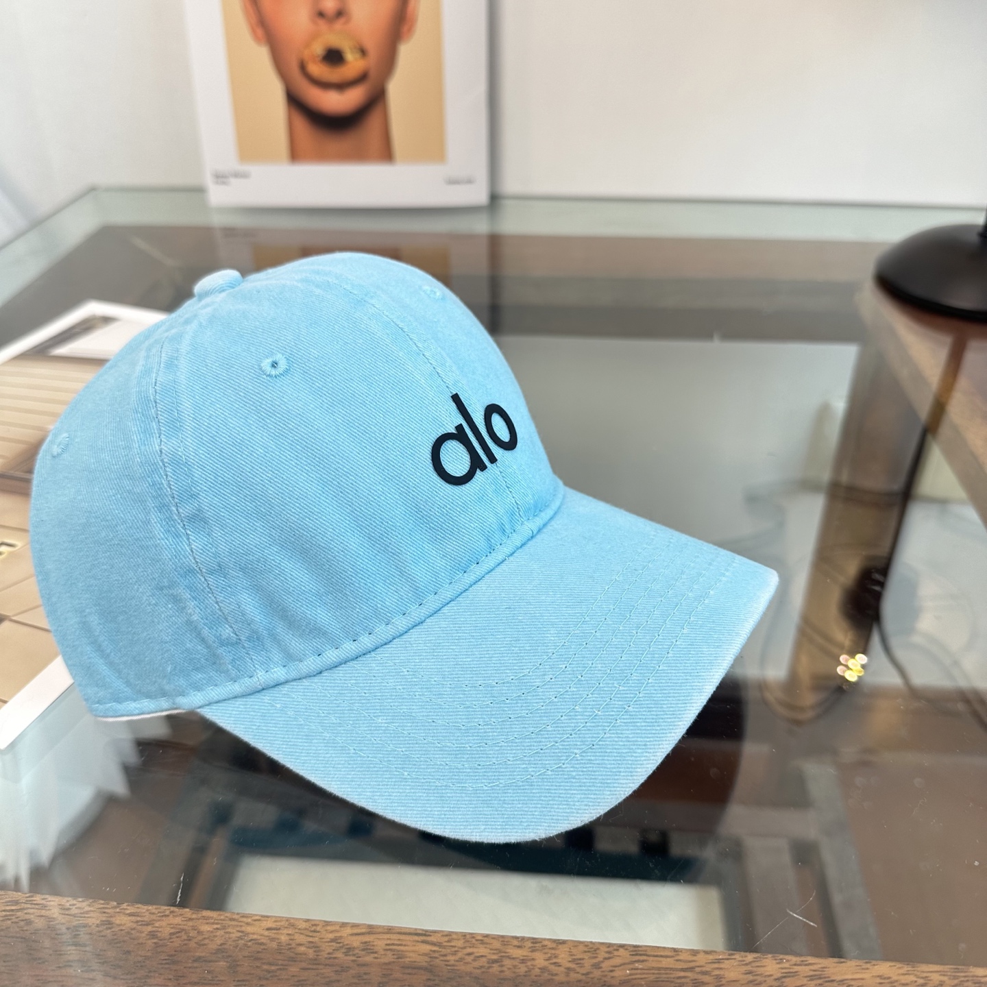 Alo 🔥爆款 新款棒球帽定制面料，简约时尚更透气，超火爆现货秒发