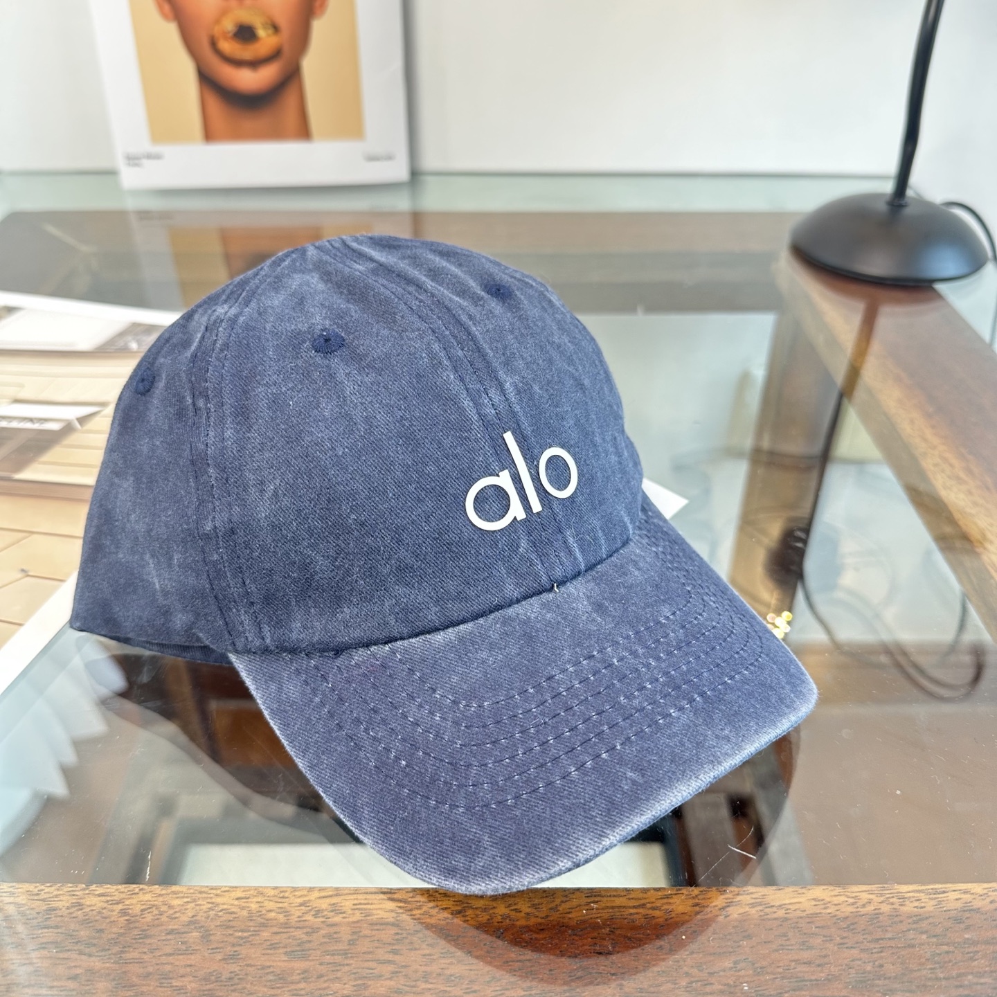 Alo 🔥爆款 新款棒球帽定制面料，简约时尚更透气，超火爆现货秒发