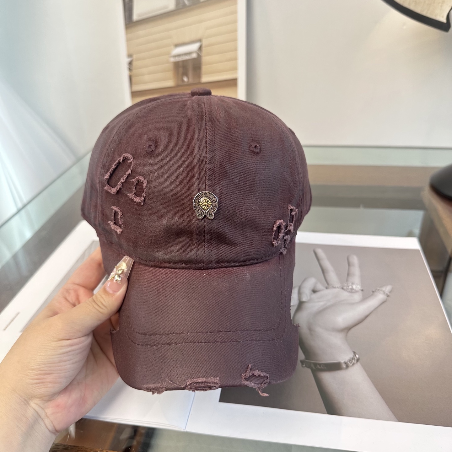 Chrome hearts 克罗心 新款十字架 高品质棒球帽，高端定制版！网红时尚博主同款！墙裂推荐！质