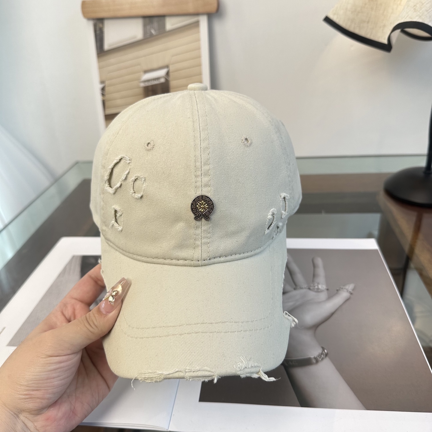 Chrome hearts 克罗心 新款十字架 高品质棒球帽，高端定制版！网红时尚博主同款！墙裂推荐！质