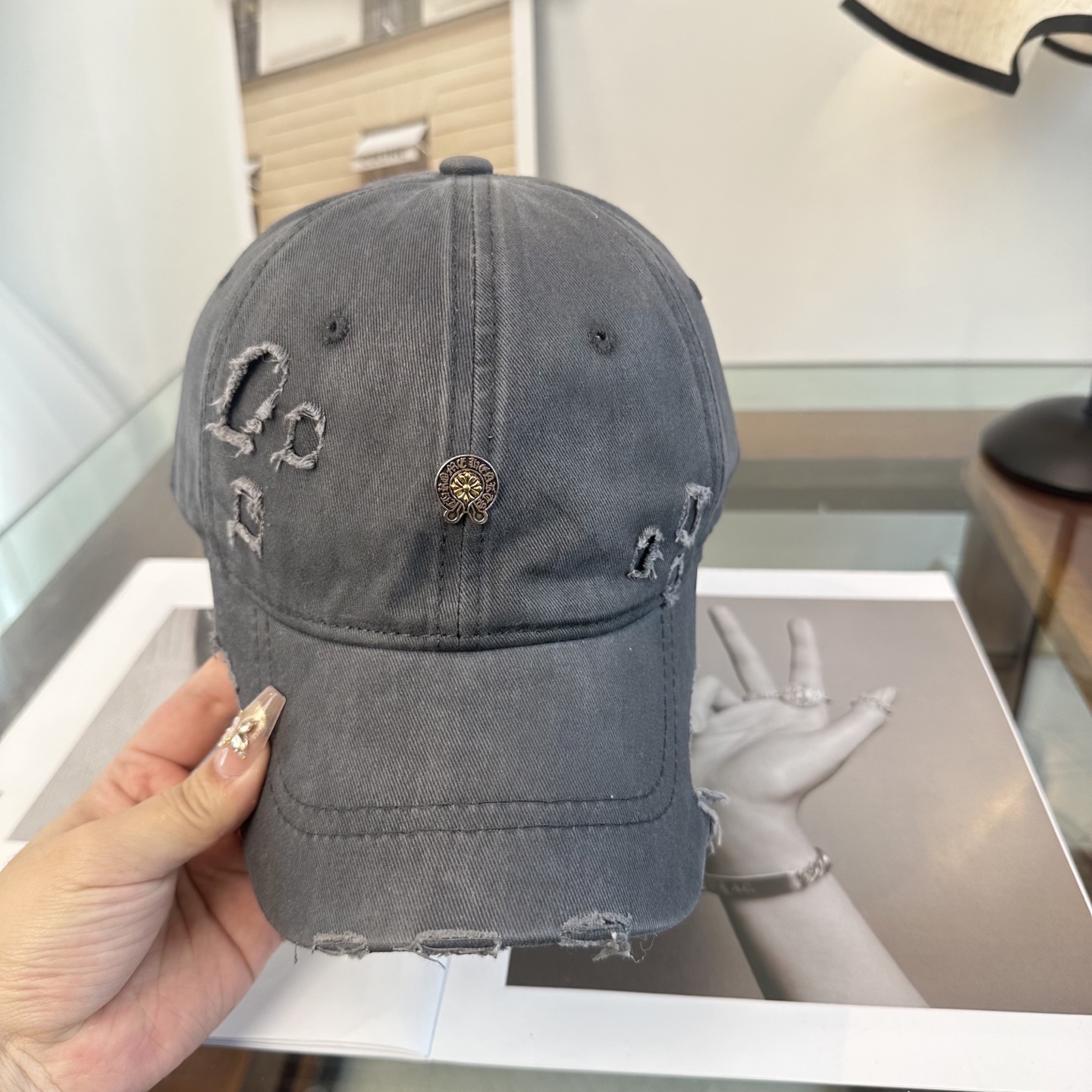 Chrome hearts 克罗心 新款十字架 高品质棒球帽，高端定制版！网红时尚博主同款！墙裂推荐！质