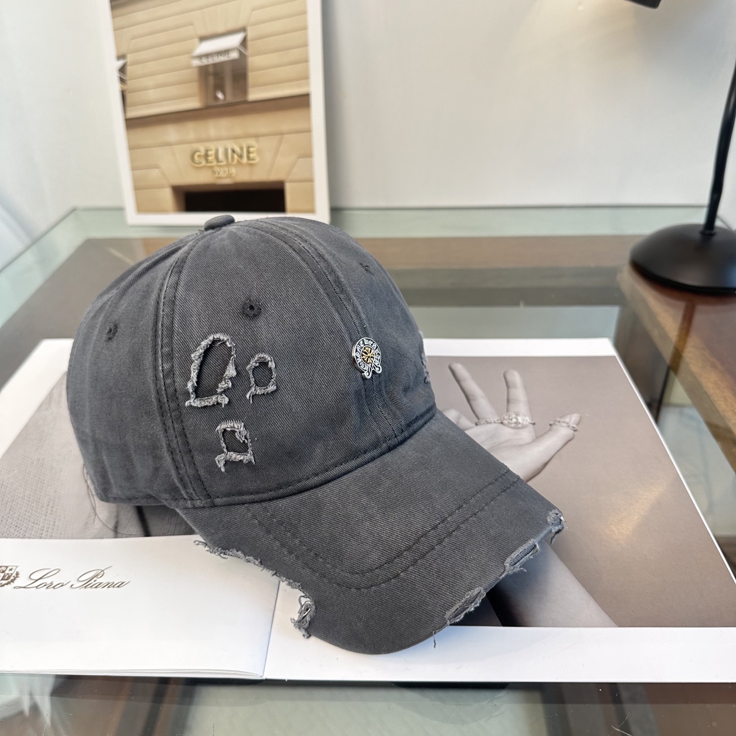 Chrome hearts 克罗心 新款十字架 高品质棒球帽，高端定制版！网红时尚博主同款！墙裂推荐！质