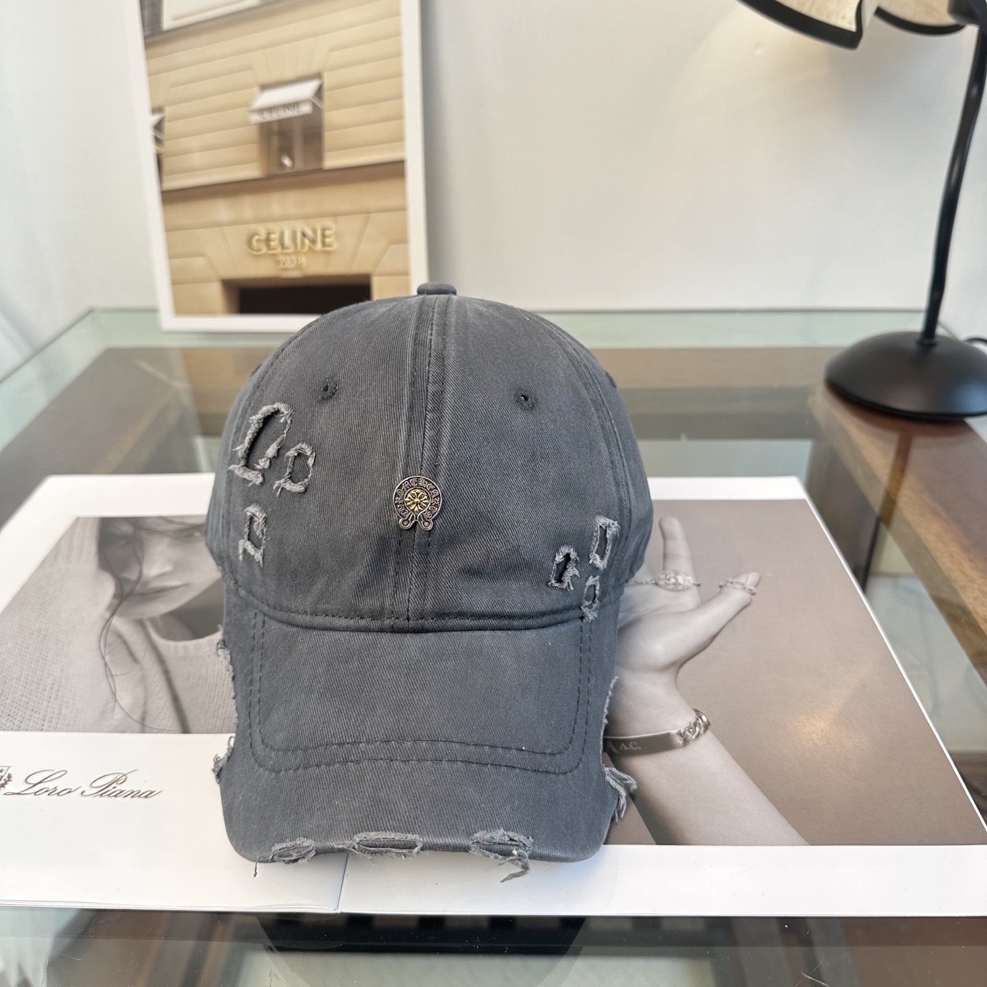 Chrome hearts 克罗心 新款十字架 高品质棒球帽，高端定制版！网红时尚博主同款！墙裂推荐！质