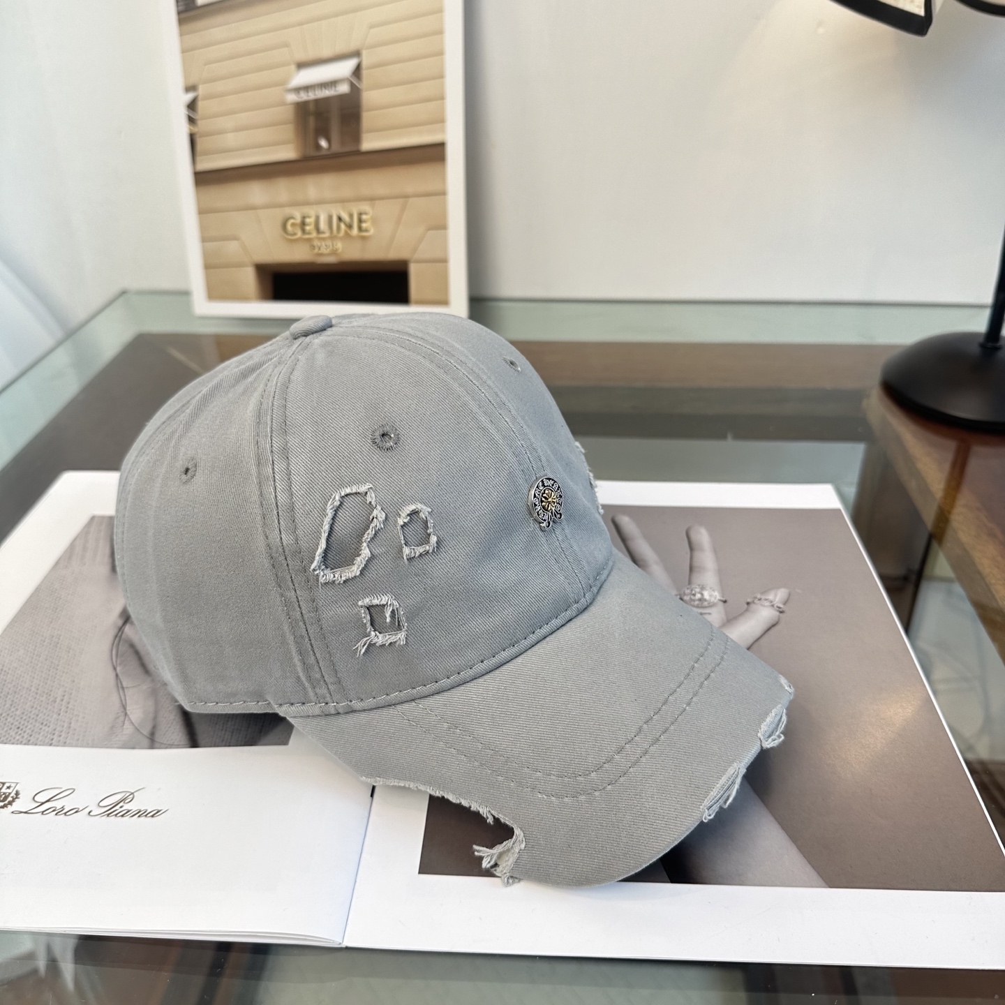 Chrome hearts 克罗心 新款十字架 高品质棒球帽，高端定制版！网红时尚博主同款！墙裂推荐！质