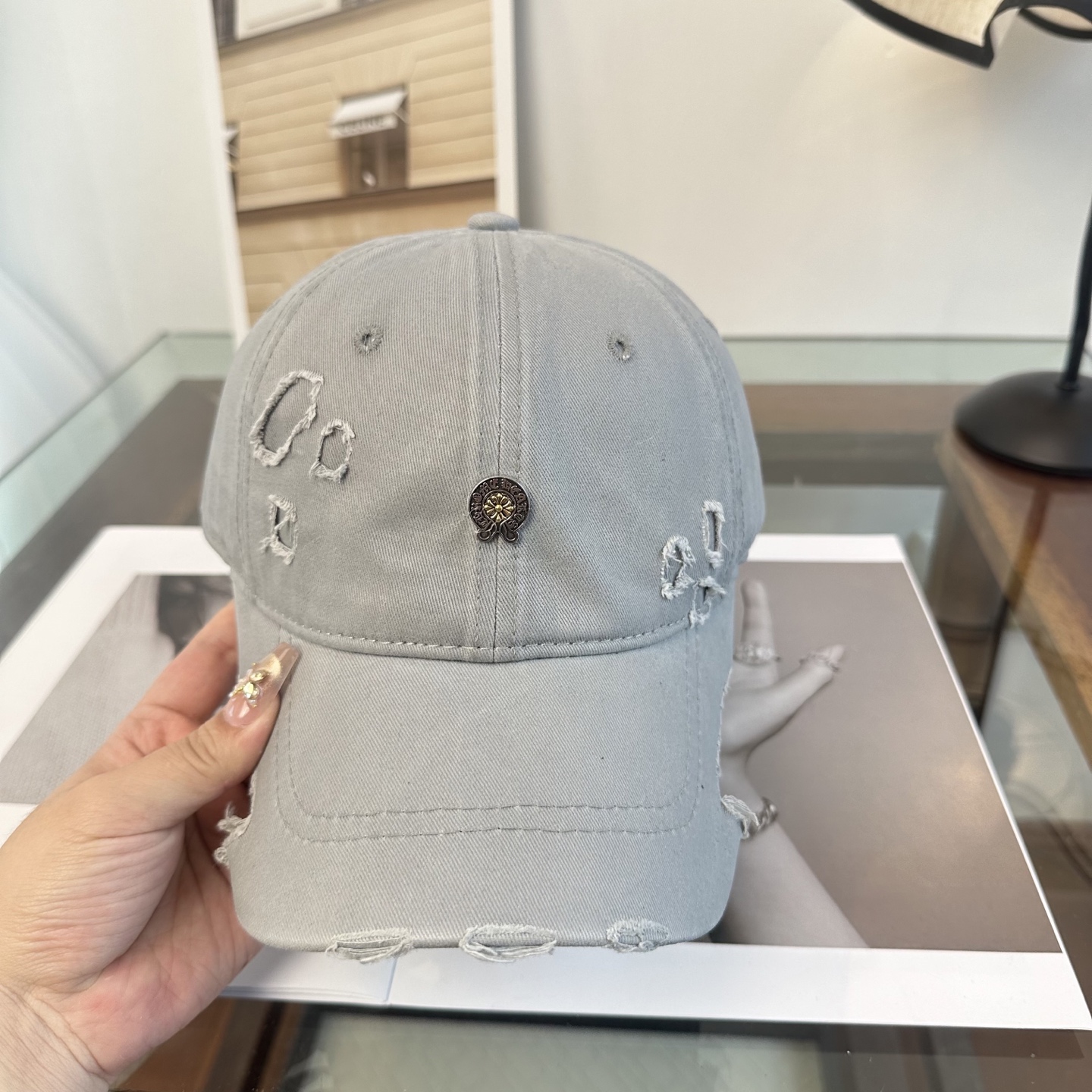 Chrome hearts 克罗心 新款十字架 高品质棒球帽，高端定制版！网红时尚博主同款！墙裂推荐！质