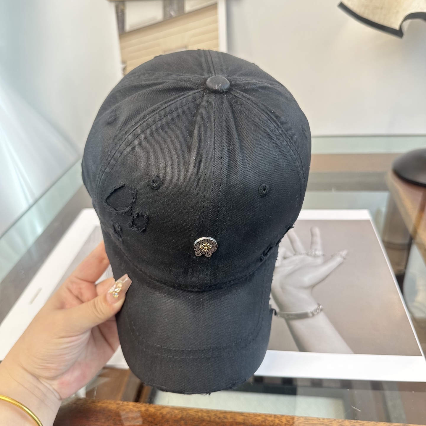 Chrome hearts 克罗心 新款十字架 高品质棒球帽，高端定制版！网红时尚博主同款！墙裂推荐！质
