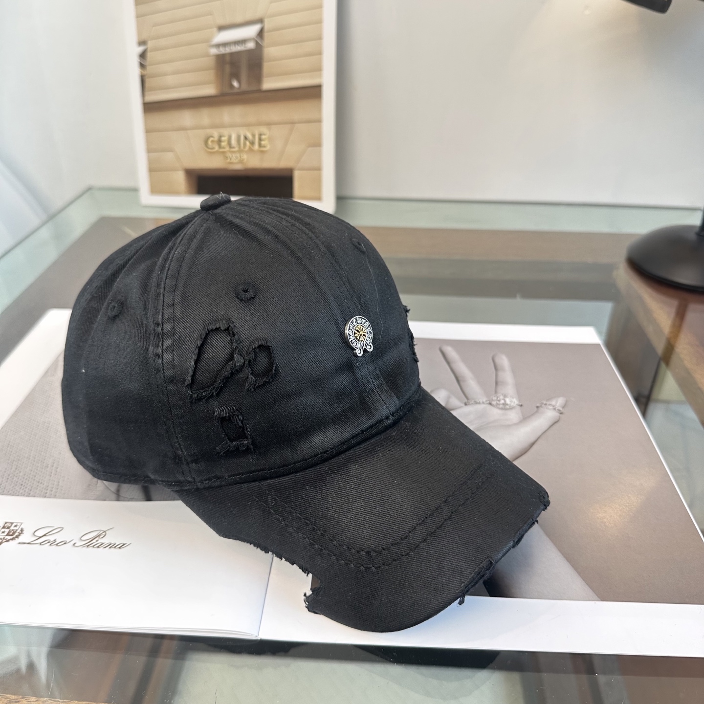 Chrome hearts 克罗心 新款十字架 高品质棒球帽，高端定制版！网红时尚博主同款！墙裂推荐！质