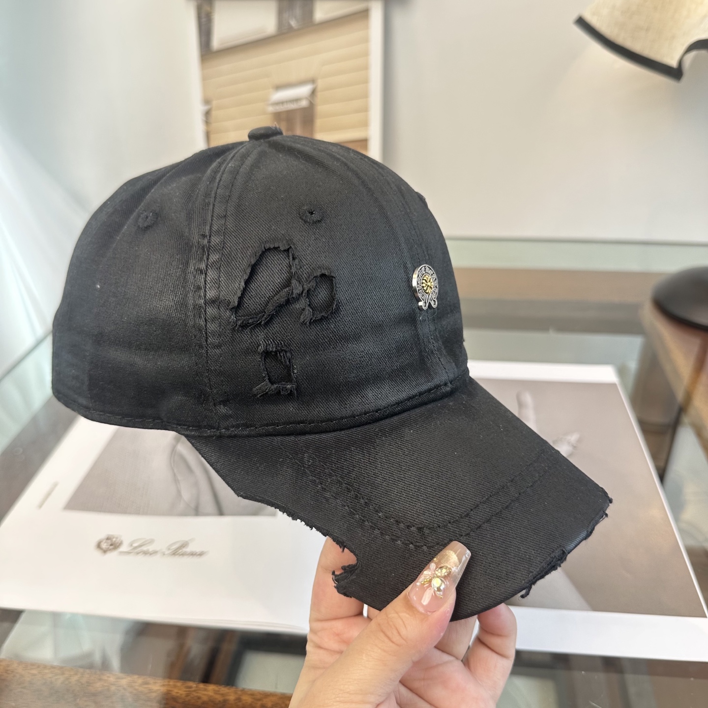 Chrome hearts 克罗心 新款十字架 高品质棒球帽，高端定制版！网红时尚博主同款！墙裂推荐！质