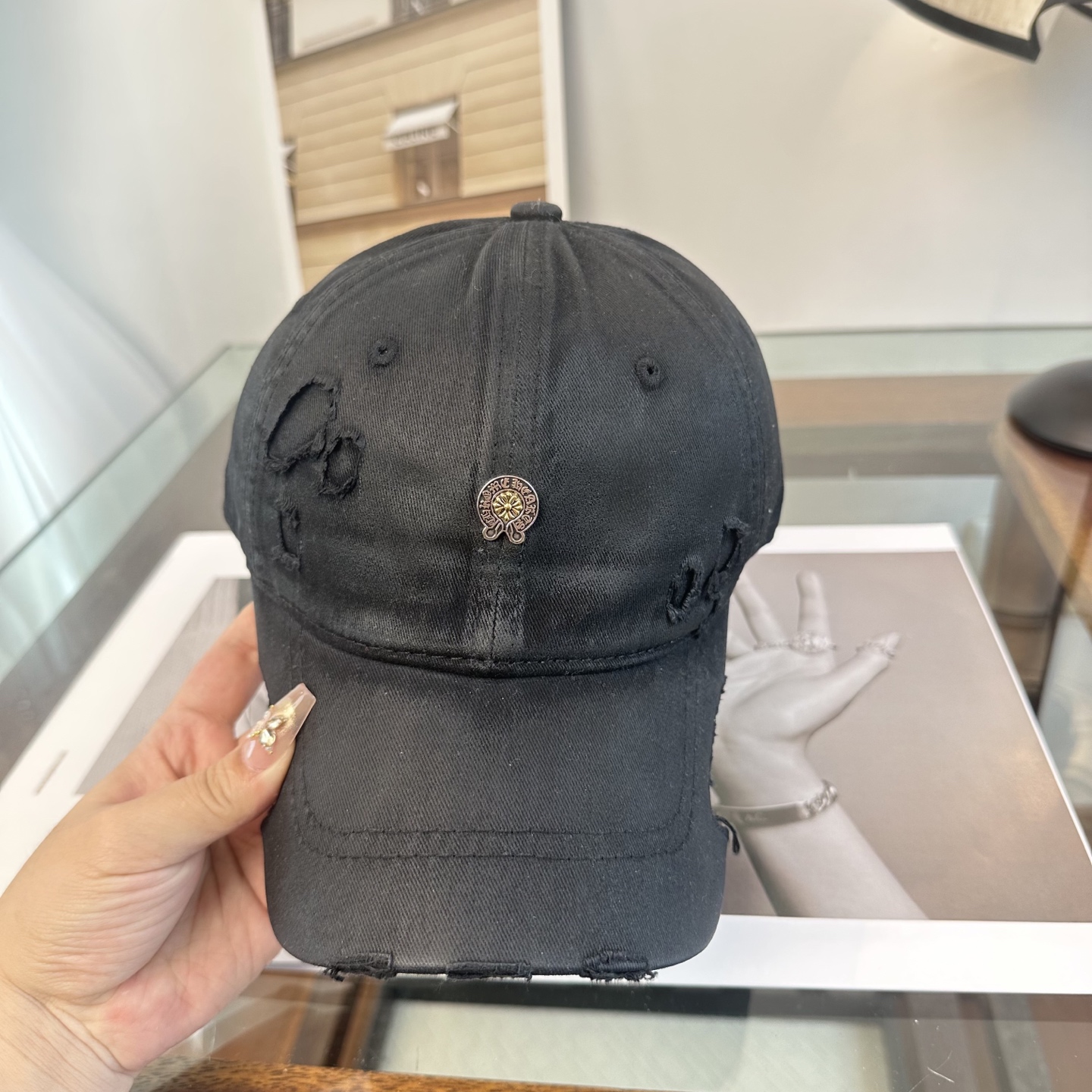 Chrome hearts 克罗心 新款十字架 高品质棒球帽，高端定制版！网红时尚博主同款！墙裂推荐！质