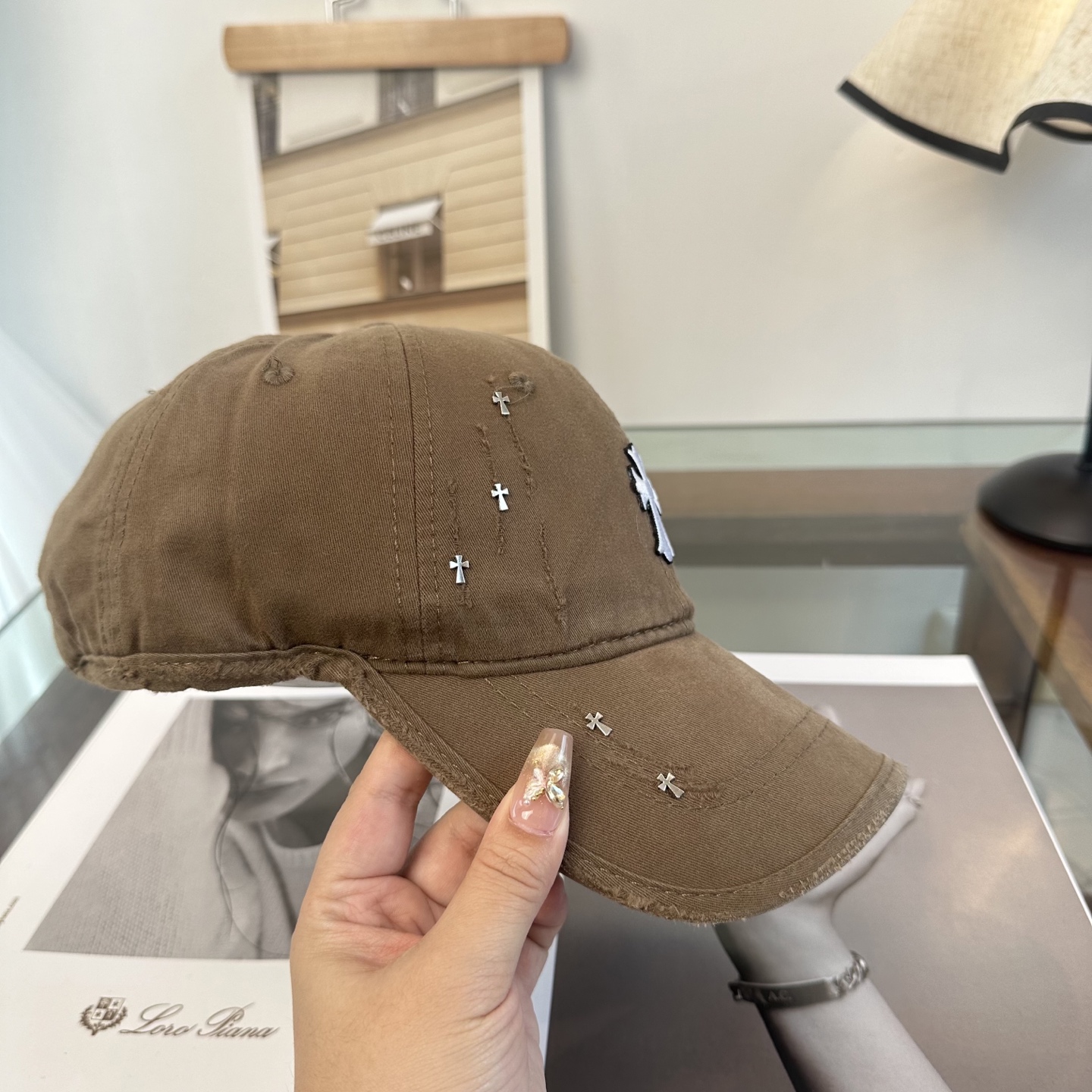 Chrome hearts 克罗心 新款十字架 高品质棒球帽，高端定制版！网红时尚博主同款！墙裂推荐！质