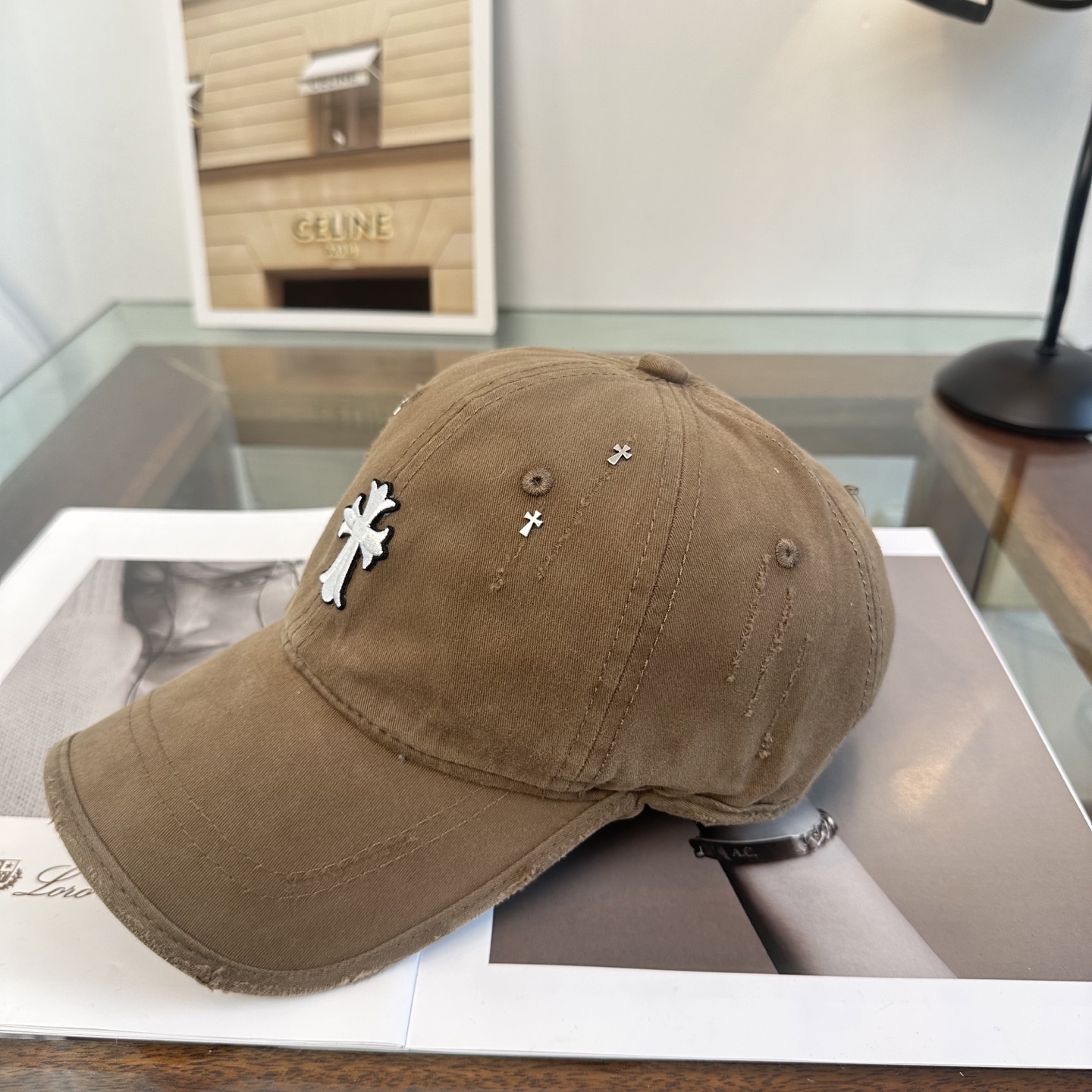 Chrome hearts 克罗心 新款十字架 高品质棒球帽，高端定制版！网红时尚博主同款！墙裂推荐！质