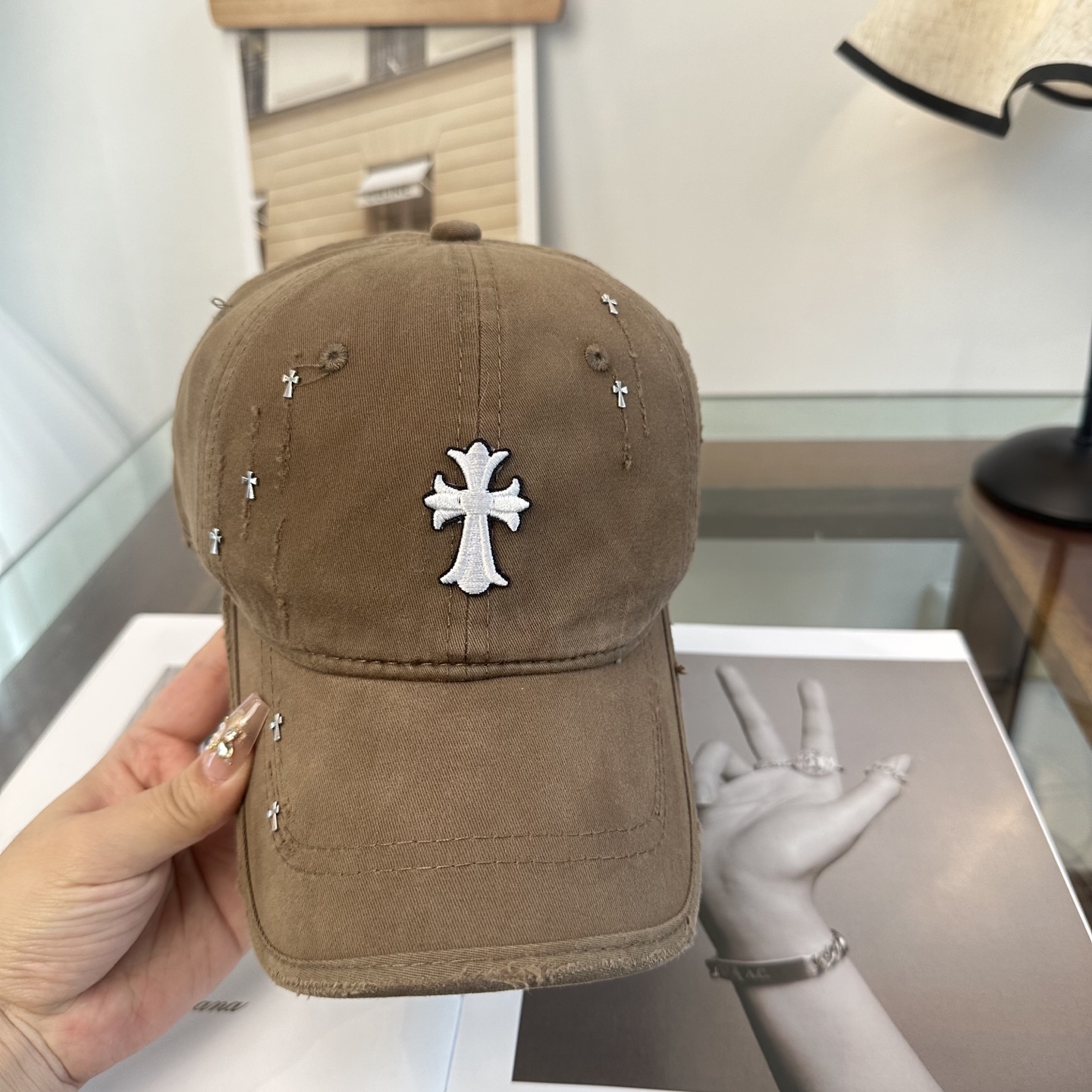 Chrome hearts 克罗心 新款十字架 高品质棒球帽，高端定制版！网红时尚博主同款！墙裂推荐！质