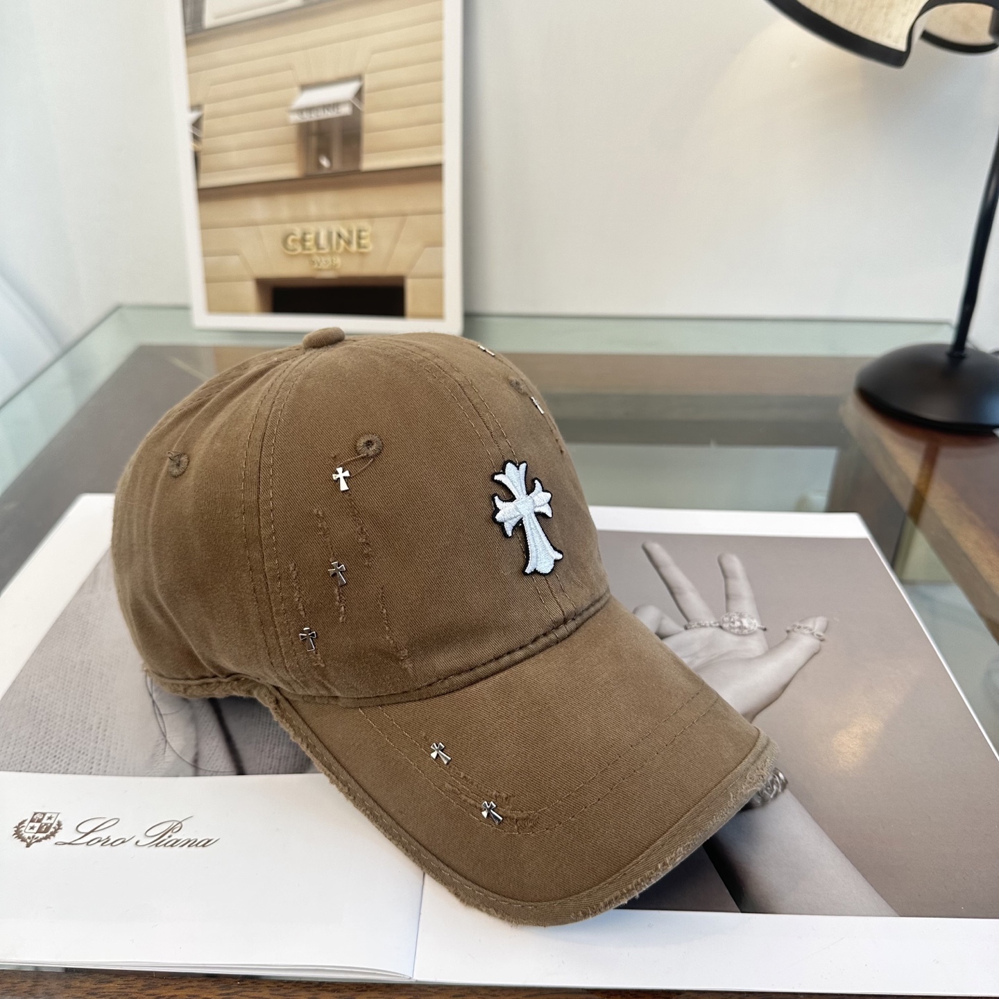 Chrome hearts 克罗心 新款十字架 高品质棒球帽，高端定制版！网红时尚博主同款！墙裂推荐！质