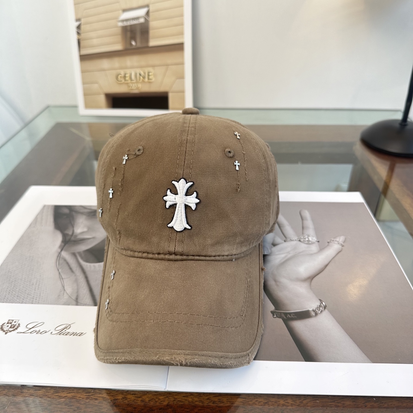 Chrome hearts 克罗心 新款十字架 高品质棒球帽，高端定制版！网红时尚博主同款！墙裂推荐！质