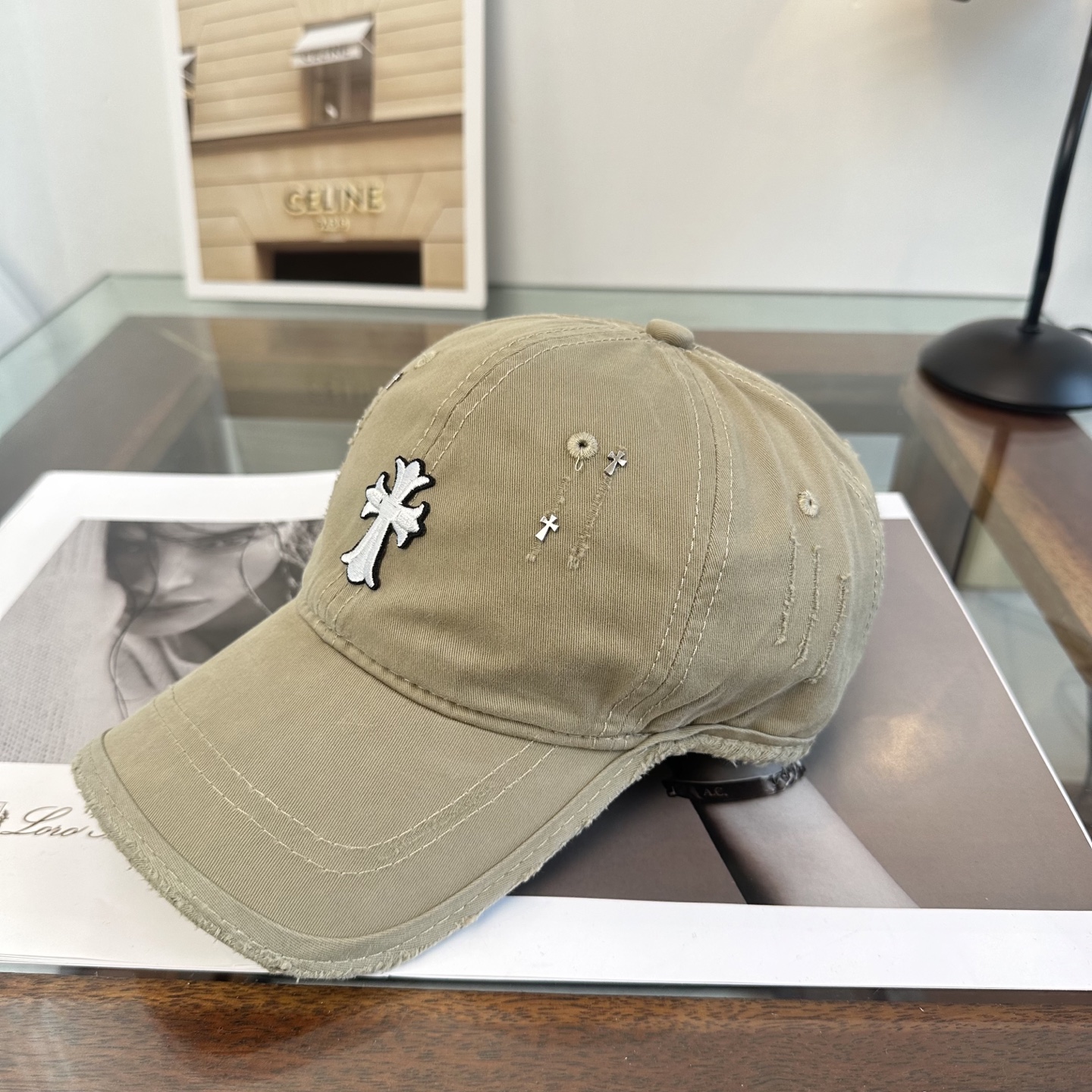 Chrome hearts 克罗心 新款十字架 高品质棒球帽，高端定制版！网红时尚博主同款！墙裂推荐！质