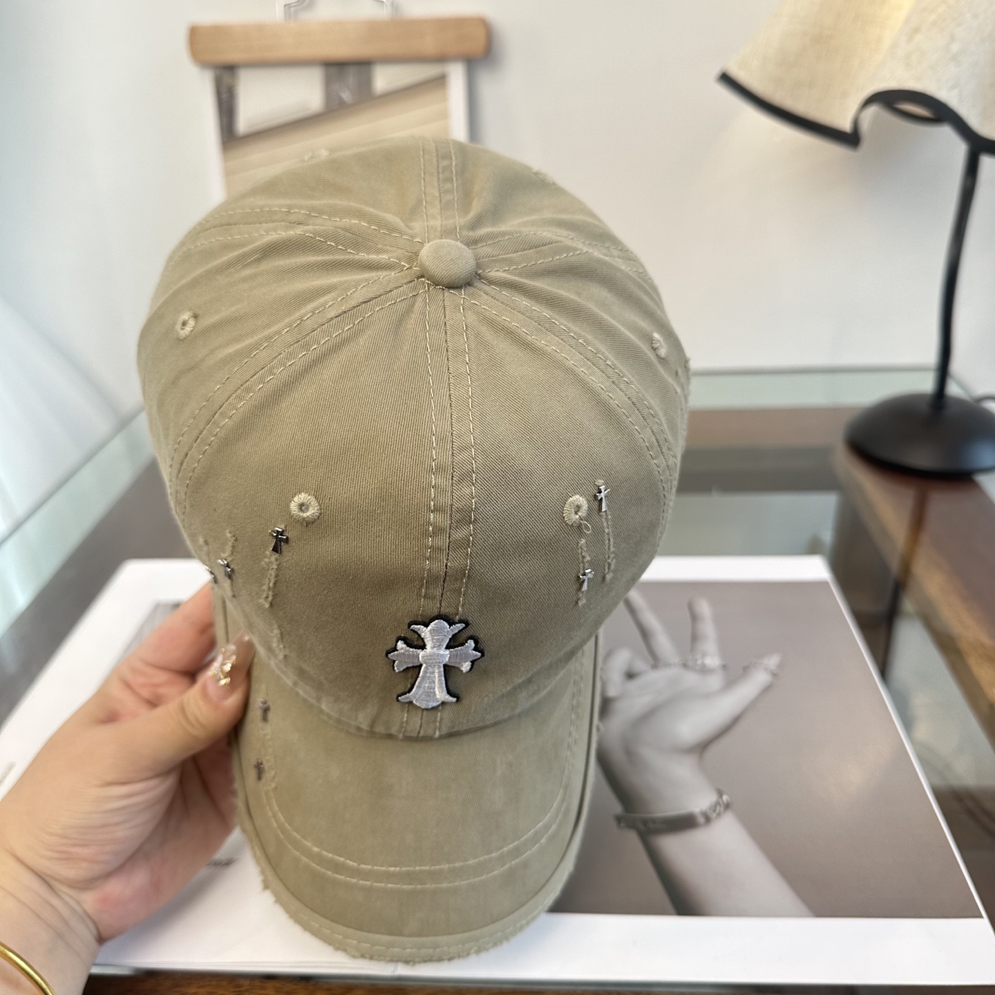 Chrome hearts 克罗心 新款十字架 高品质棒球帽，高端定制版！网红时尚博主同款！墙裂推荐！质
