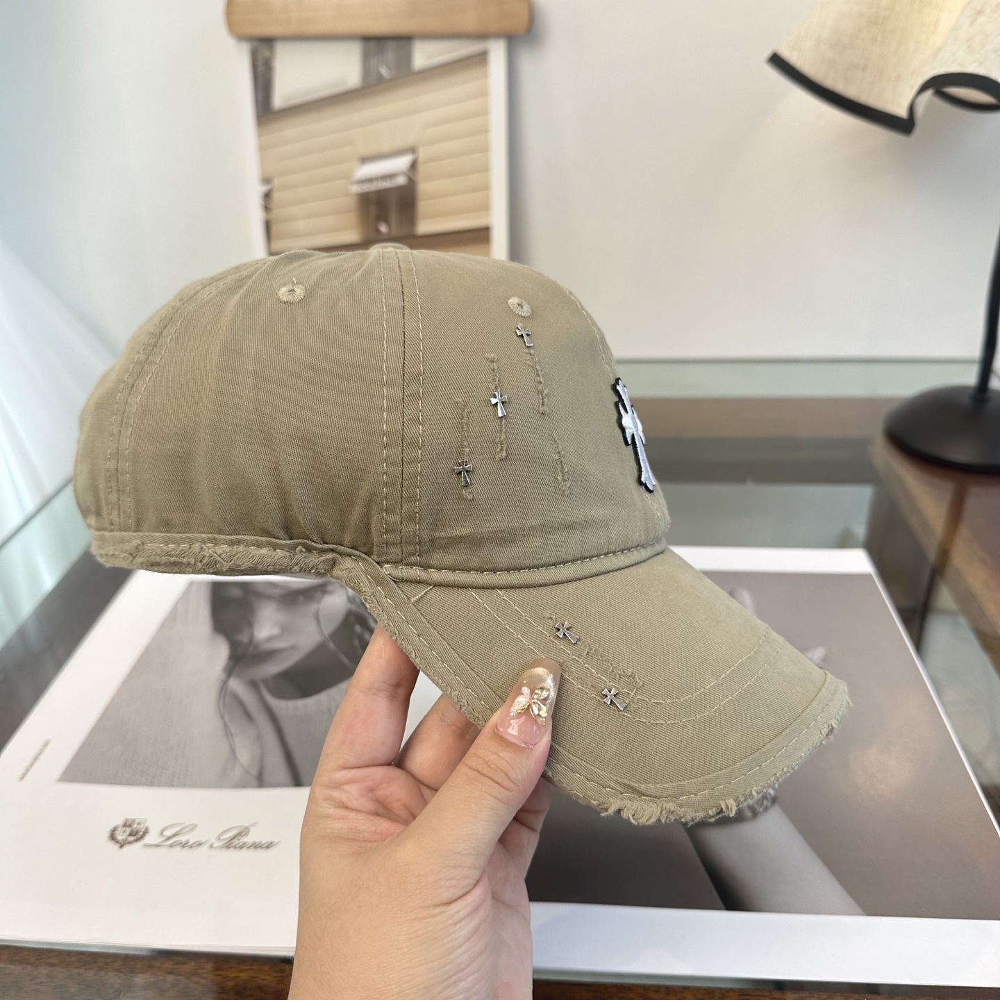 Chrome hearts 克罗心 新款十字架 高品质棒球帽，高端定制版！网红时尚博主同款！墙裂推荐！质