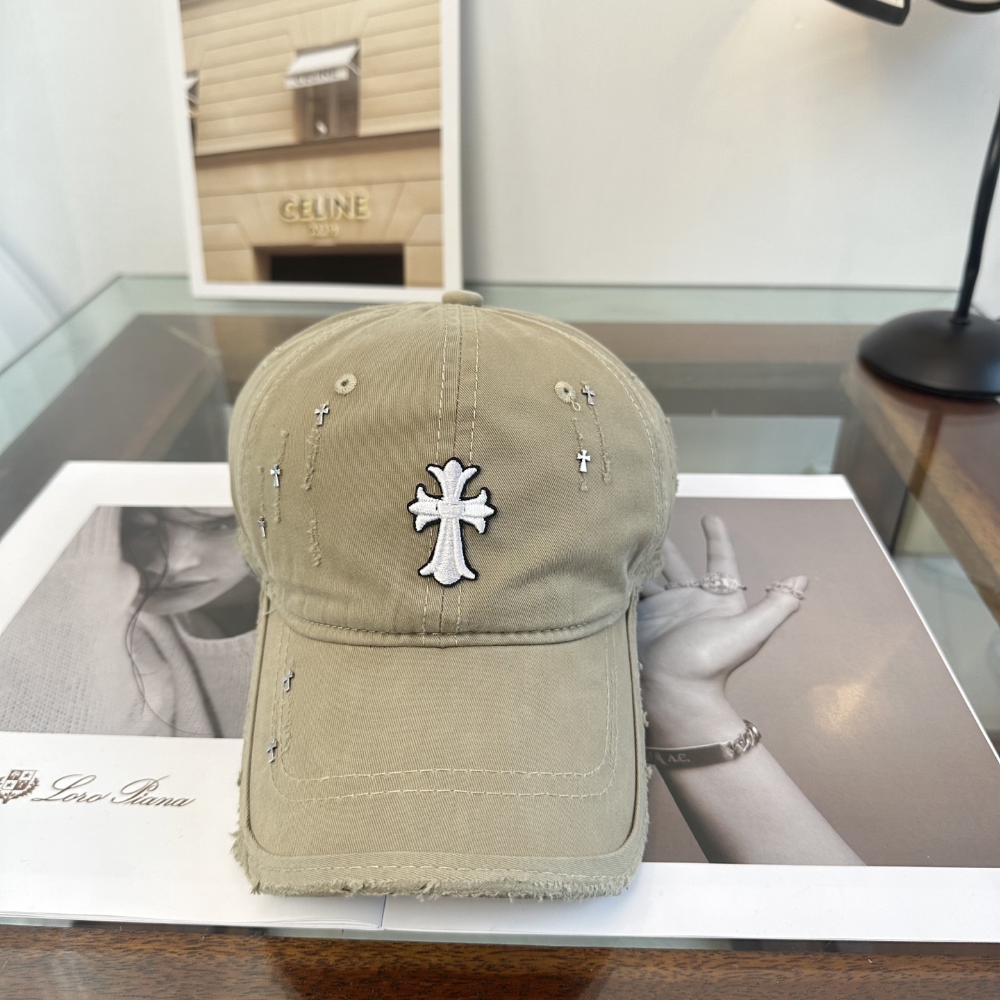 Chrome hearts 克罗心 新款十字架 高品质棒球帽，高端定制版！网红时尚博主同款！墙裂推荐！质