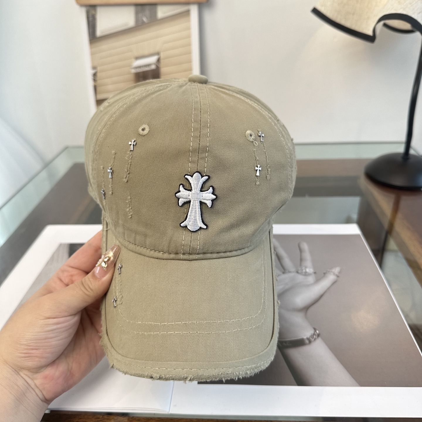 Chrome hearts 克罗心 新款十字架 高品质棒球帽，高端定制版！网红时尚博主同款！墙裂推荐！质