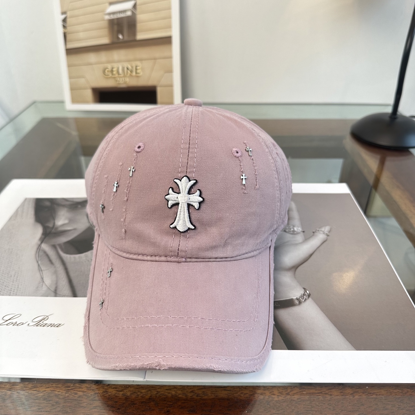 Chrome hearts 克罗心 新款十字架 高品质棒球帽，高端定制版！网红时尚博主同款！墙裂推荐！质