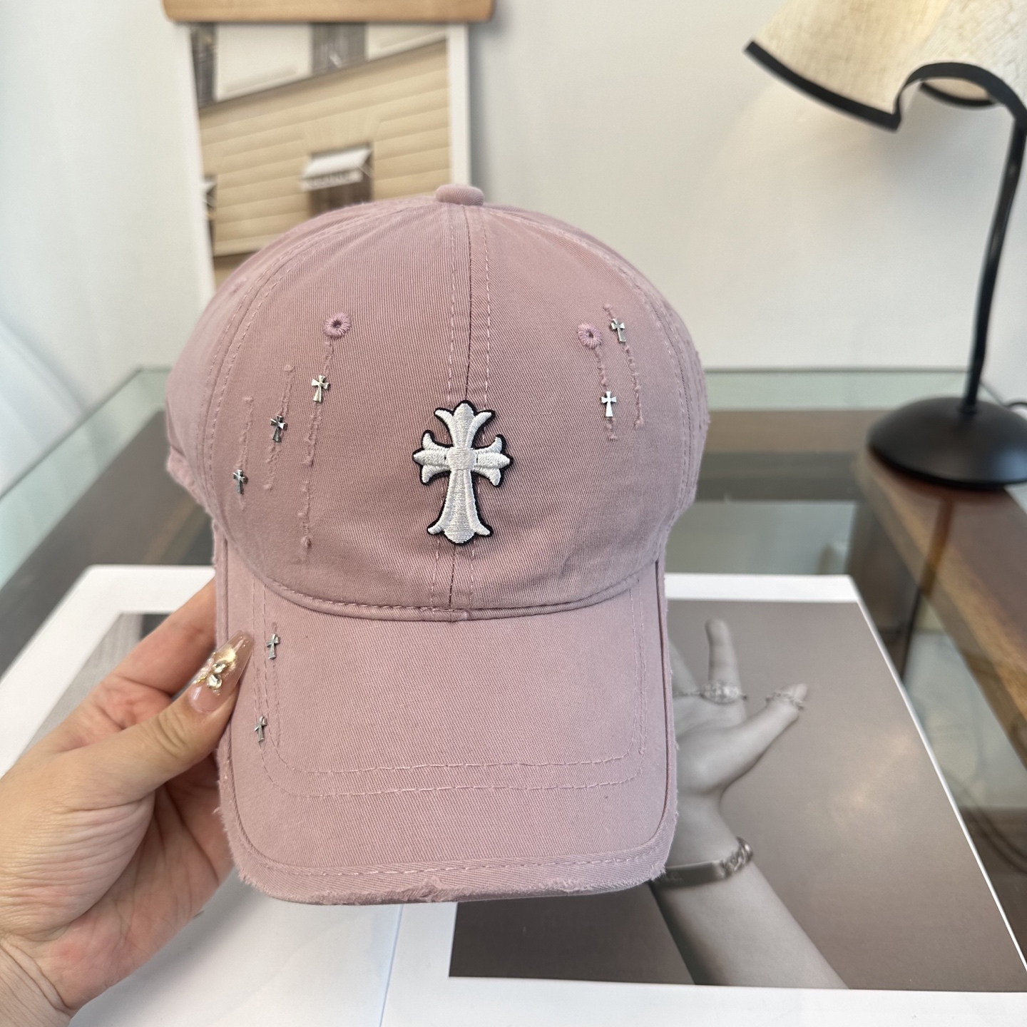 Chrome hearts 克罗心 新款十字架 高品质棒球帽，高端定制版！网红时尚博主同款！墙裂推荐！质