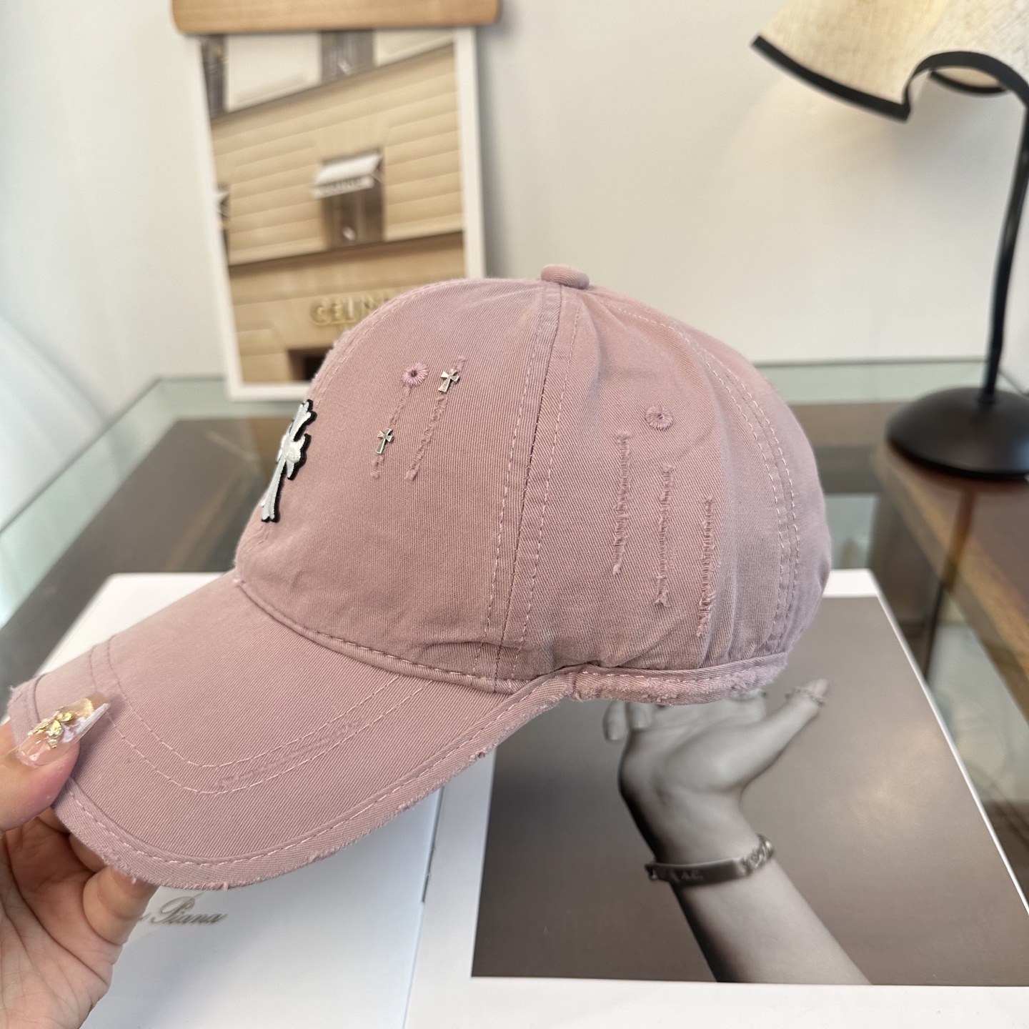 Chrome hearts 克罗心 新款十字架 高品质棒球帽，高端定制版！网红时尚博主同款！墙裂推荐！质