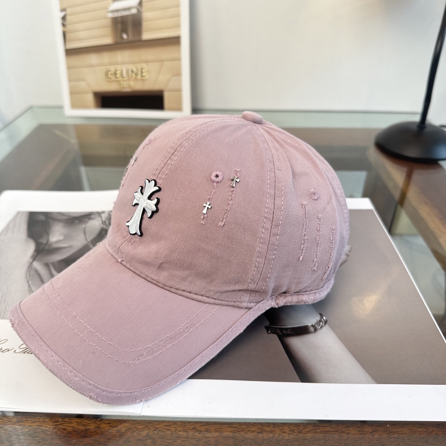 Chrome hearts 克罗心 新款十字架 高品质棒球帽，高端定制版！网红时尚博主同款！墙裂推荐！质
