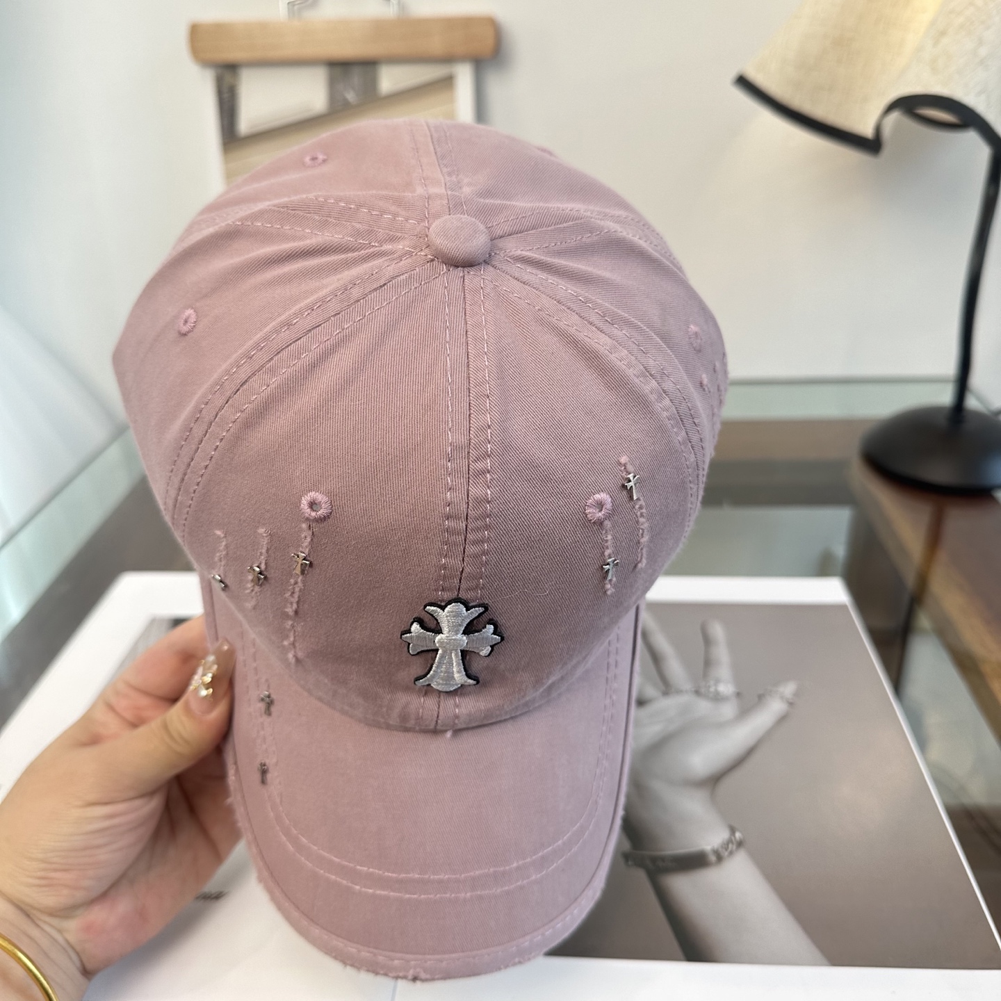 Chrome hearts 克罗心 新款十字架 高品质棒球帽，高端定制版！网红时尚博主同款！墙裂推荐！质
