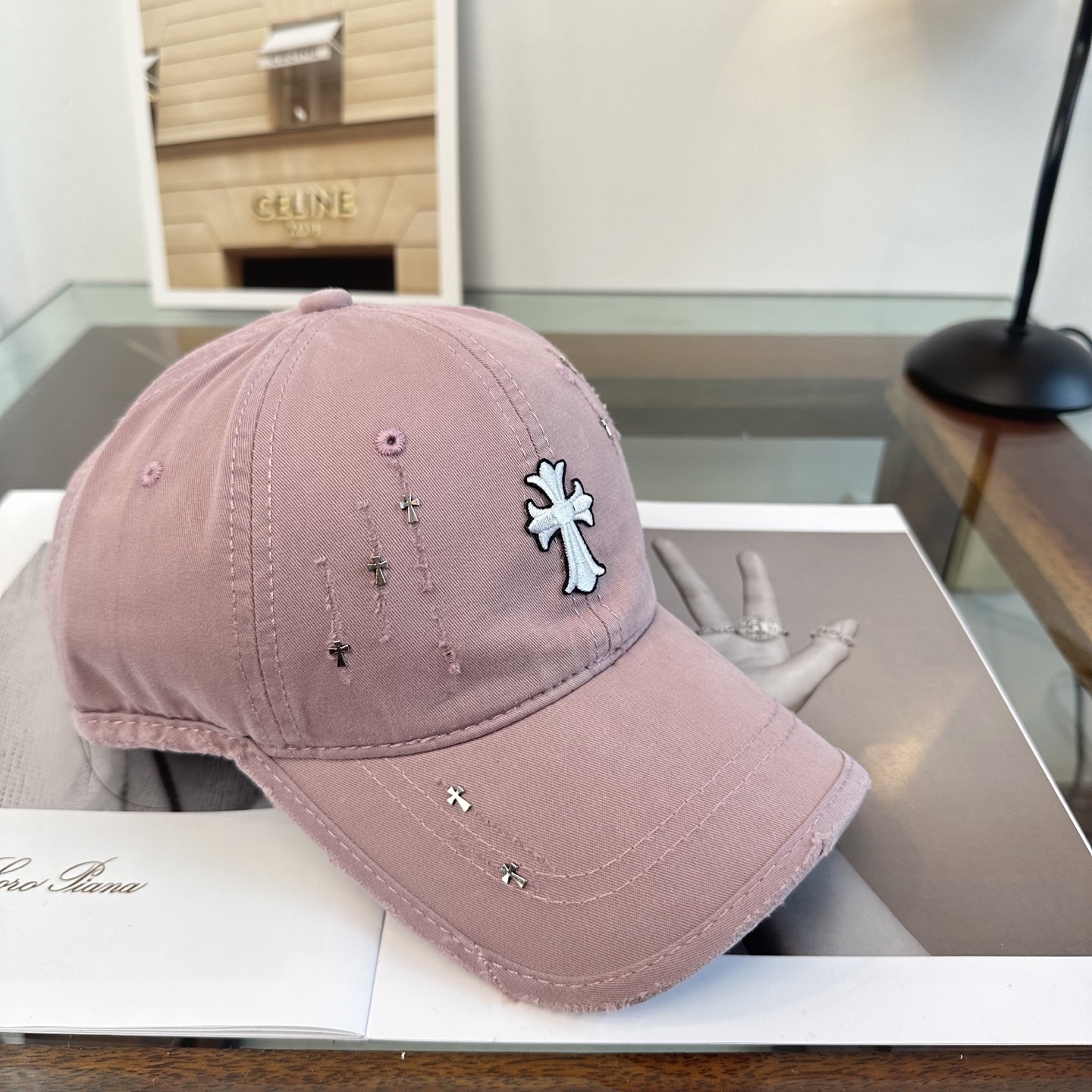 Chrome hearts 克罗心 新款十字架 高品质棒球帽，高端定制版！网红时尚博主同款！墙裂推荐！质