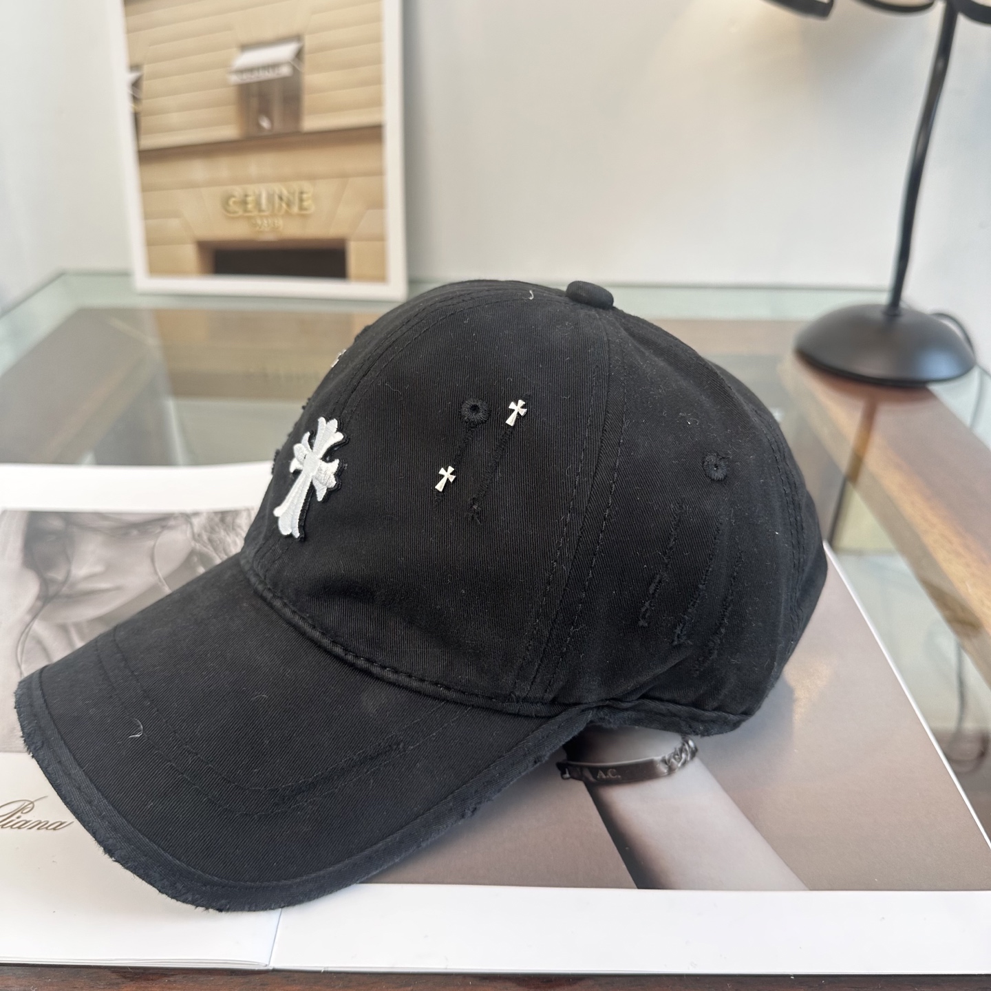 Chrome hearts 克罗心 新款十字架 高品质棒球帽，高端定制版！网红时尚博主同款！墙裂推荐！质