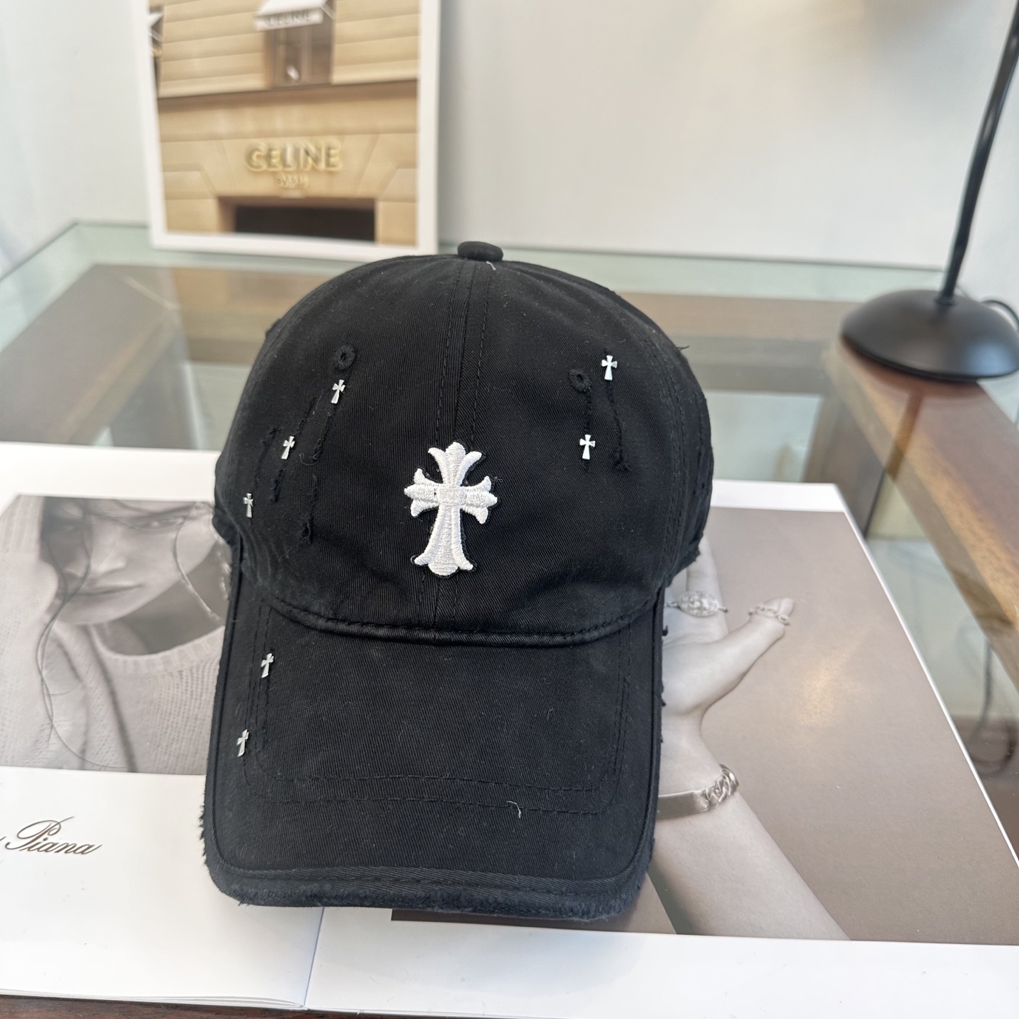 Chrome hearts 克罗心 新款十字架 高品质棒球帽，高端定制版！网红时尚博主同款！墙裂推荐！质