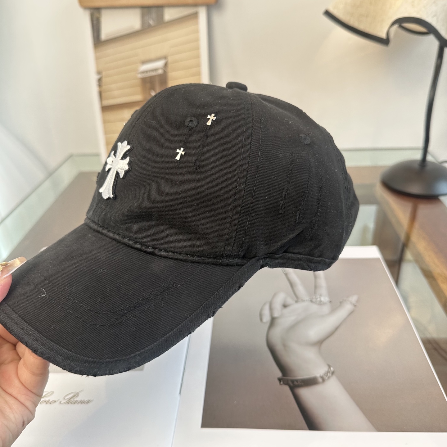 Chrome hearts 克罗心 新款十字架 高品质棒球帽，高端定制版！网红时尚博主同款！墙裂推荐！质