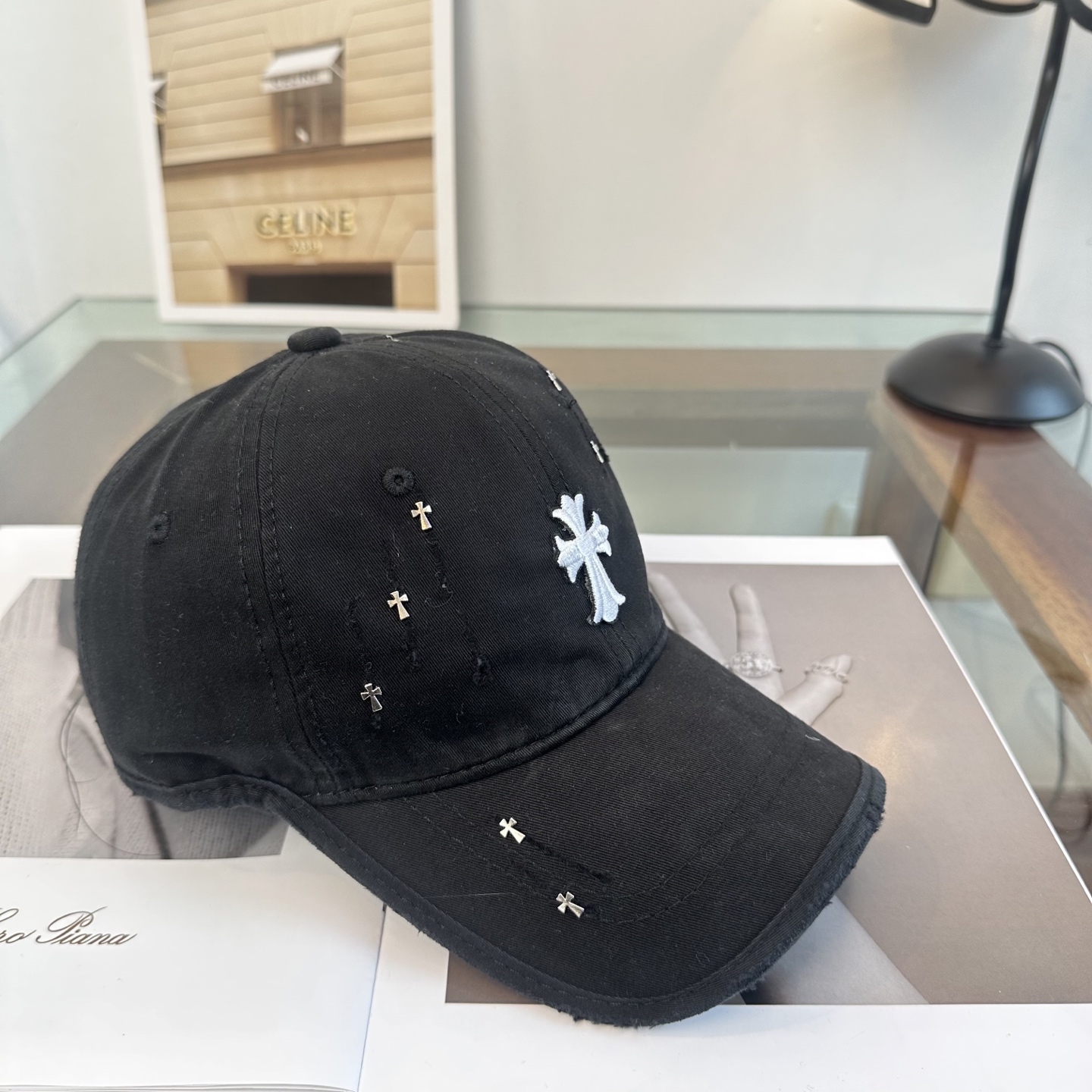 Chrome hearts 克罗心 新款十字架 高品质棒球帽，高端定制版！网红时尚博主同款！墙裂推荐！质