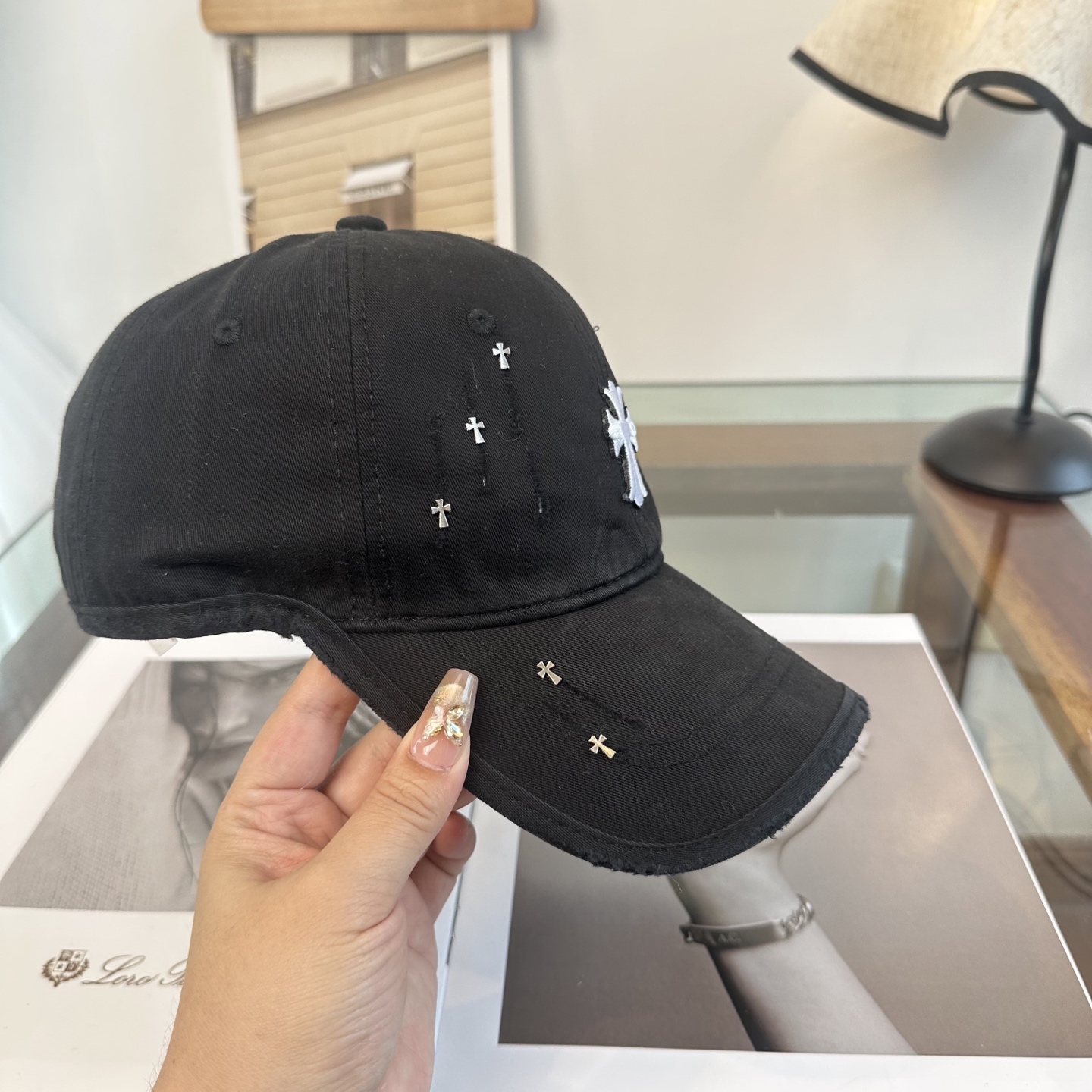 Chrome hearts 克罗心 新款十字架 高品质棒球帽，高端定制版！网红时尚博主同款！墙裂推荐！质