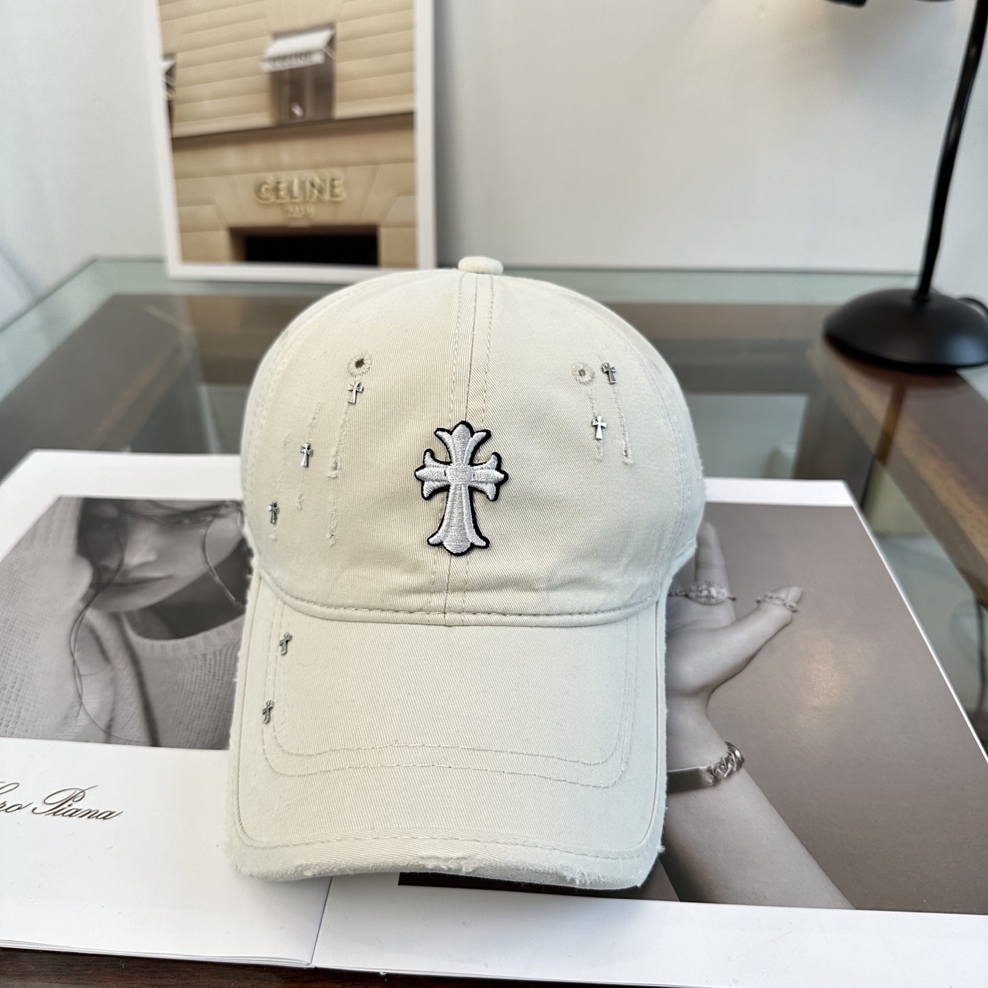 Chrome hearts 克罗心 新款十字架 高品质棒球帽，高端定制版！网红时尚博主同款！墙裂推荐！质