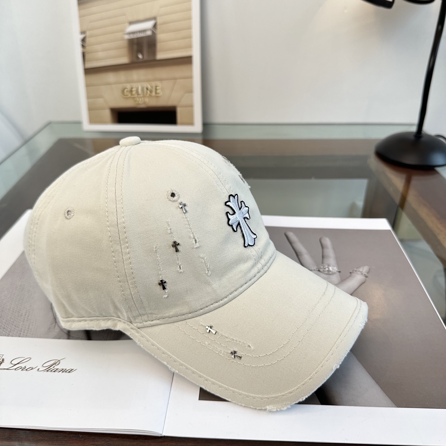 Chrome hearts 克罗心 新款十字架 高品质棒球帽，高端定制版！网红时尚博主同款！墙裂推荐！质