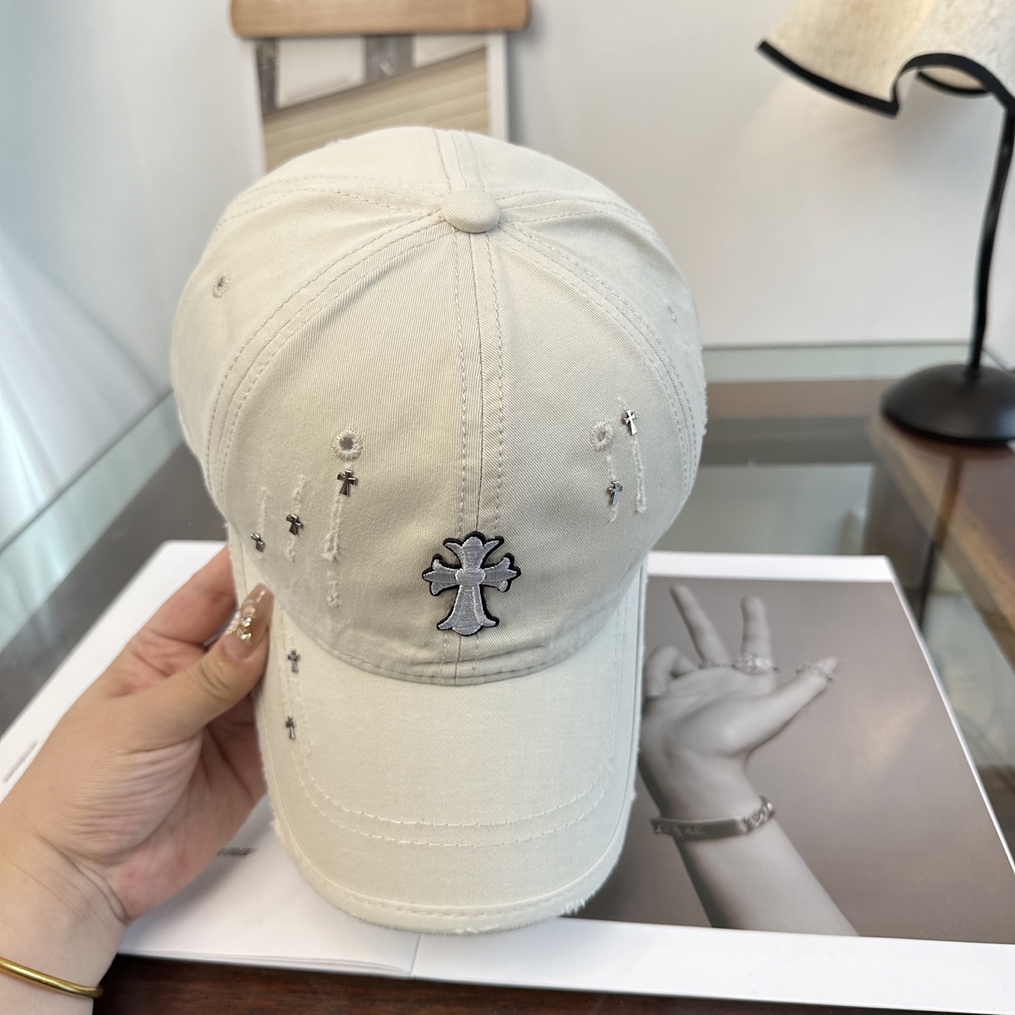 Chrome hearts 克罗心 新款十字架 高品质棒球帽，高端定制版！网红时尚博主同款！墙裂推荐！质