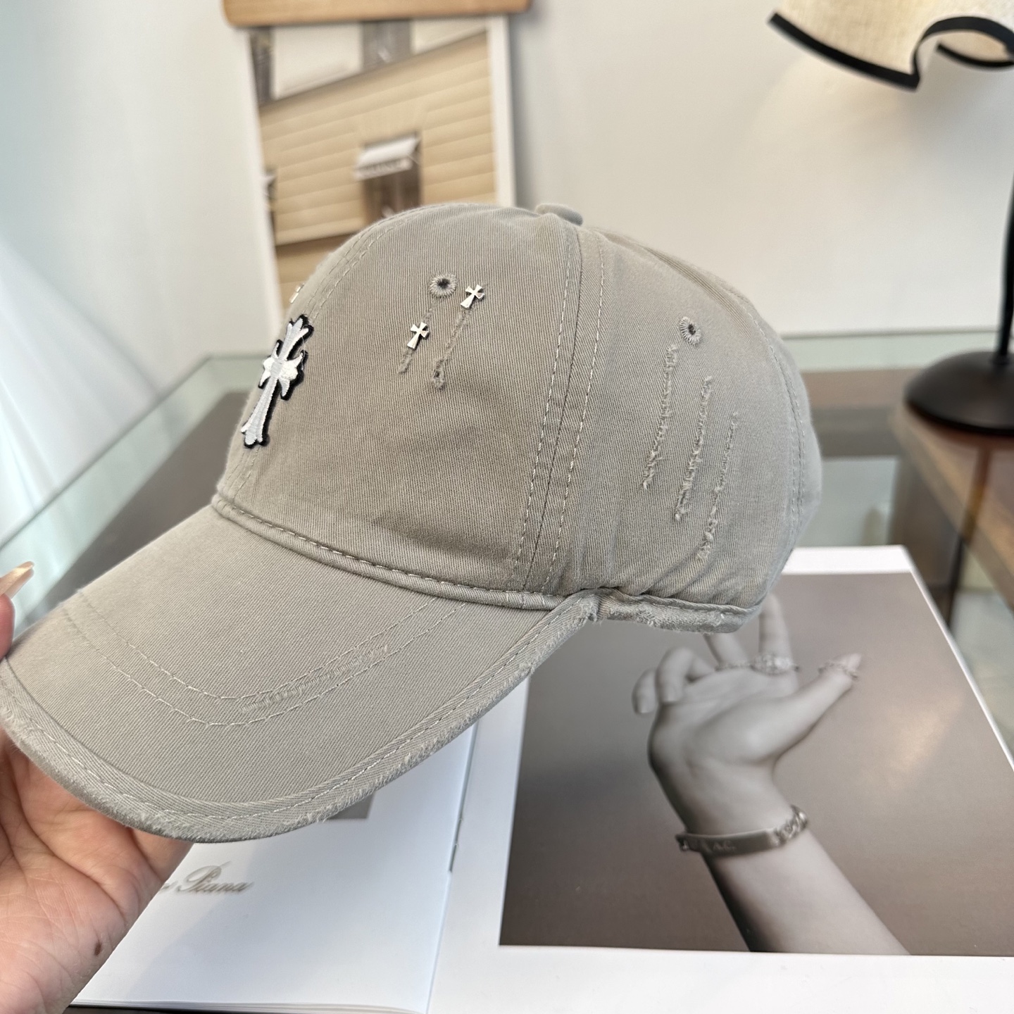 Chrome hearts 克罗心 新款十字架 高品质棒球帽，高端定制版！网红时尚博主同款！墙裂推荐！质