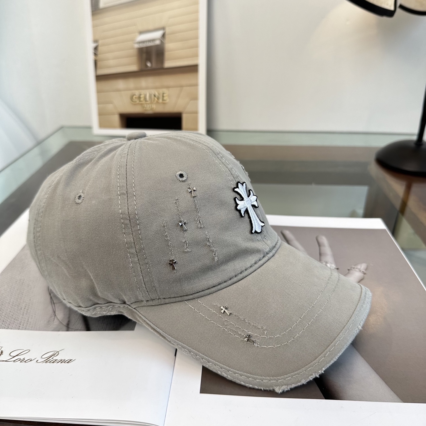 Chrome hearts 克罗心 新款十字架 高品质棒球帽，高端定制版！网红时尚博主同款！墙裂推荐！质